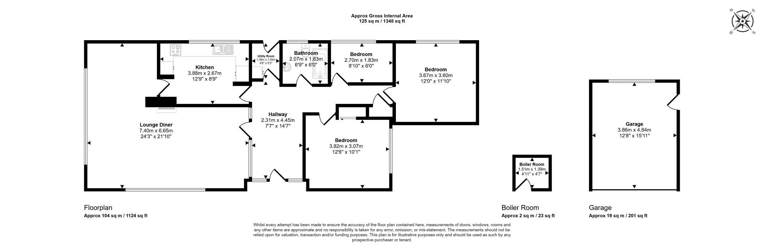 The Coppice, Hazler Road, Church Stretton floorplan