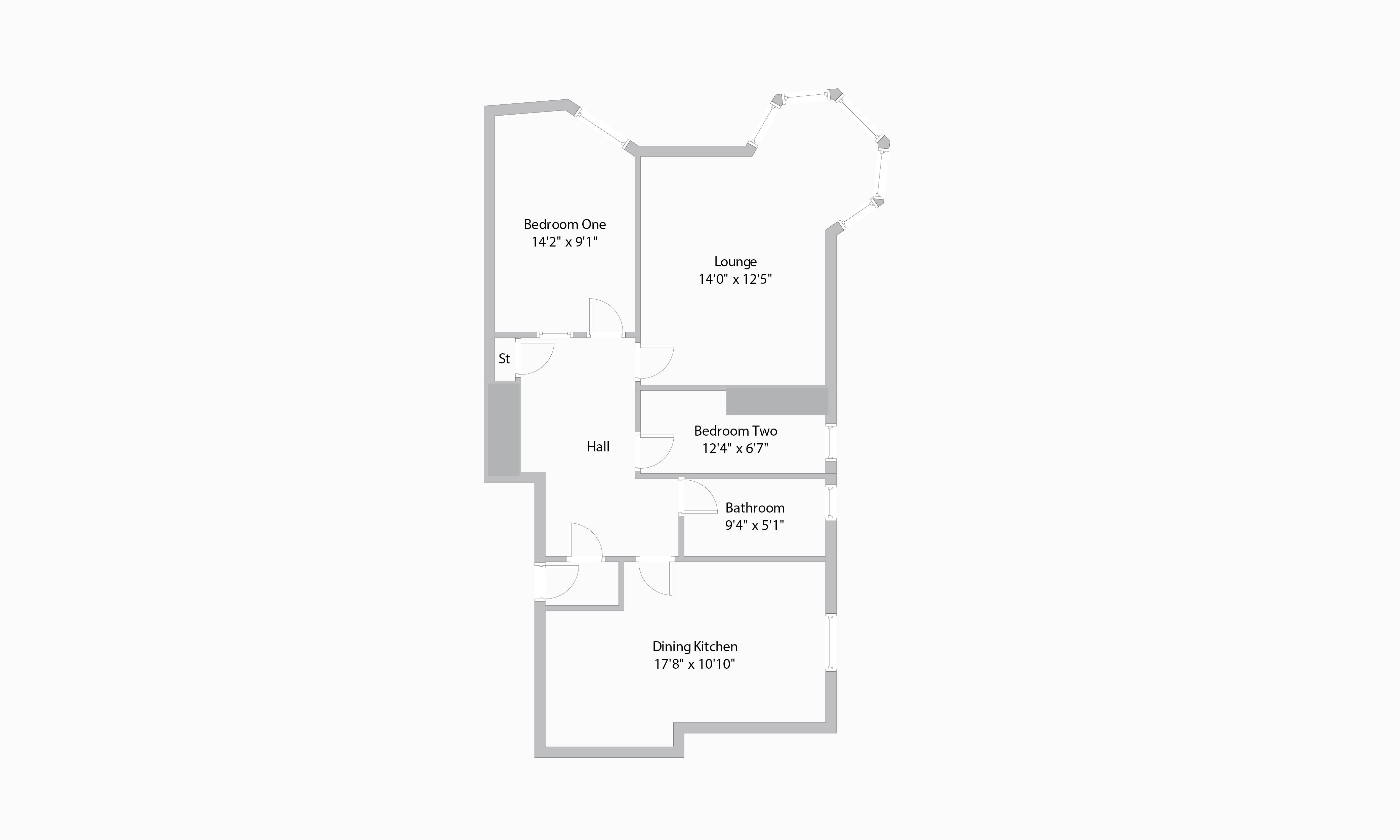 2 Bedrooms Flat for sale in Fergus Drive, Flat 0/3, North Kelvinside, Glasgow G20