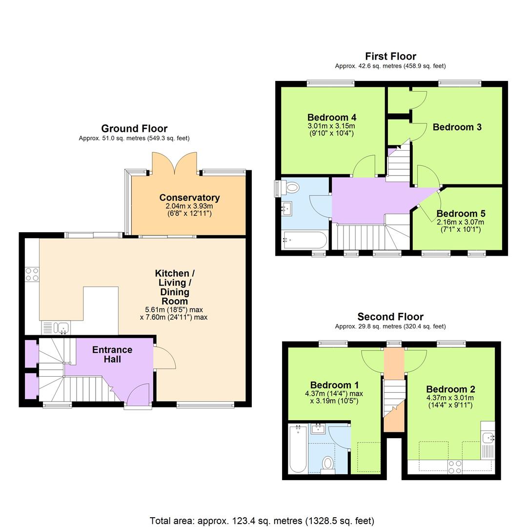 83, Clarke Way, Watford floorplan