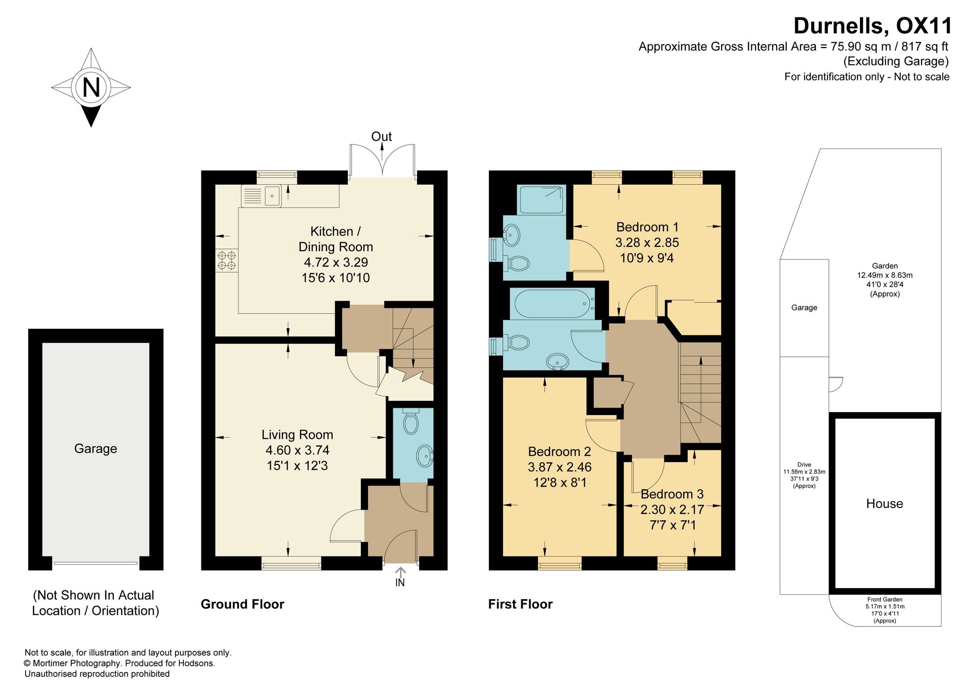 20 Durnells, Didcot floorplan