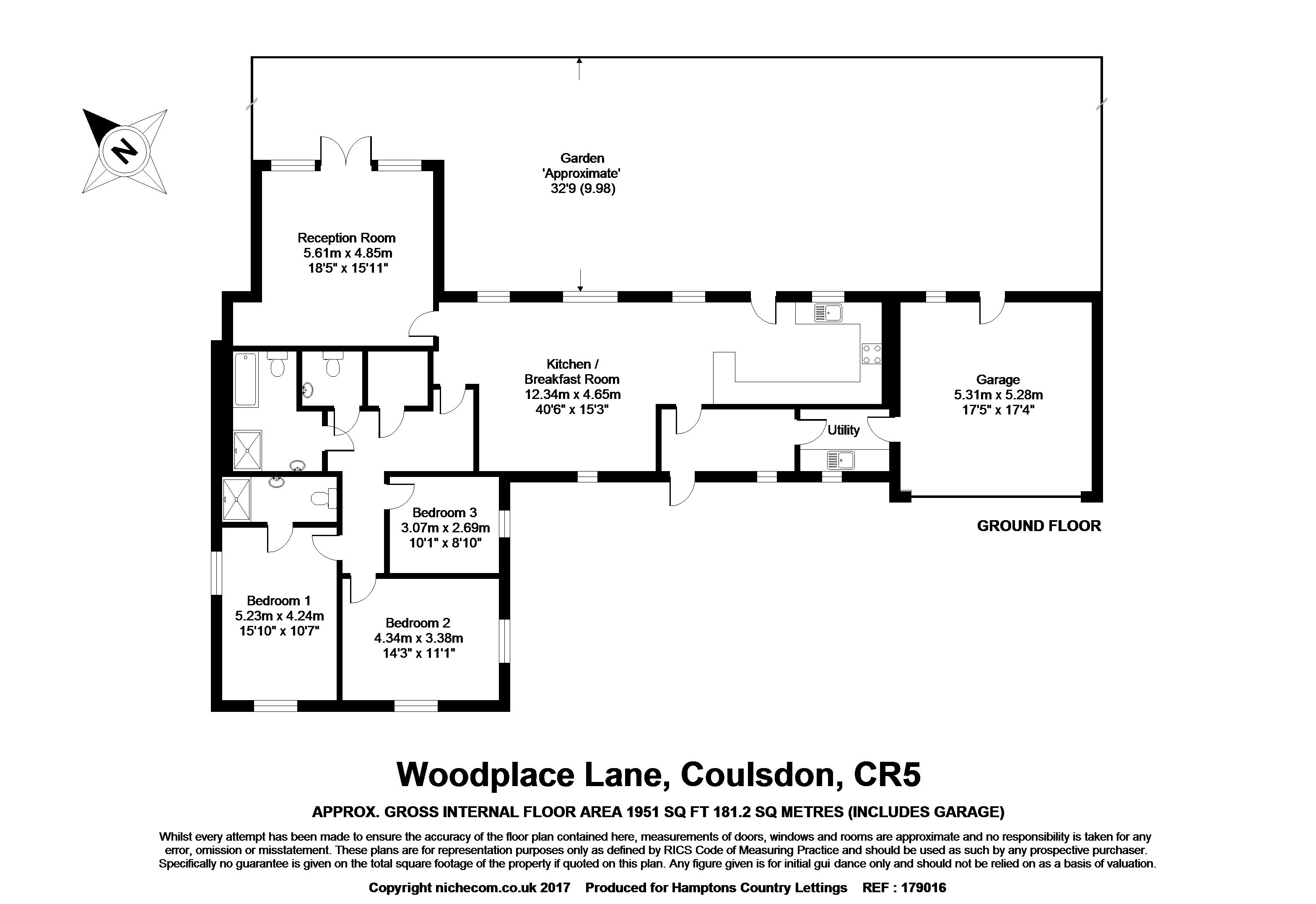 3 Bedrooms Barn conversion to rent in Woodplace Lane, Coulsdon CR5