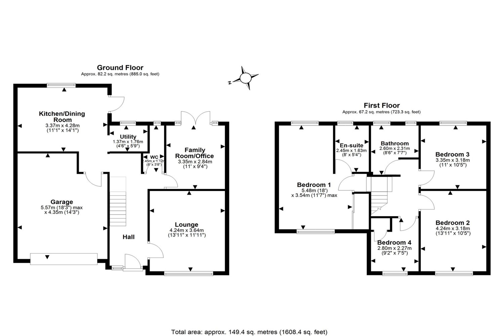 6 Whitehall Place, Frodsham floorplan
