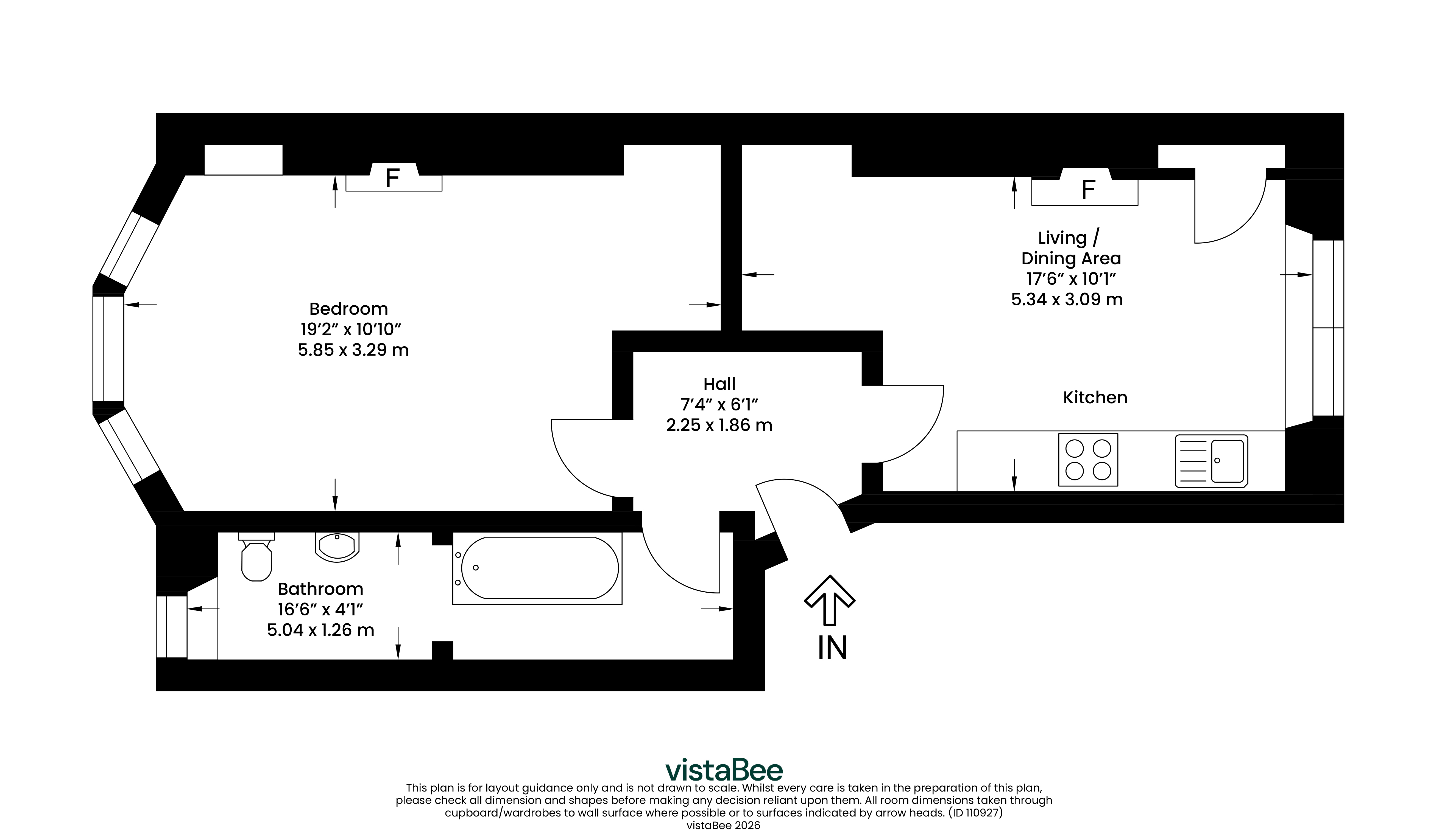 3/2, 5, Ettrick Place, Glasgow floorplan