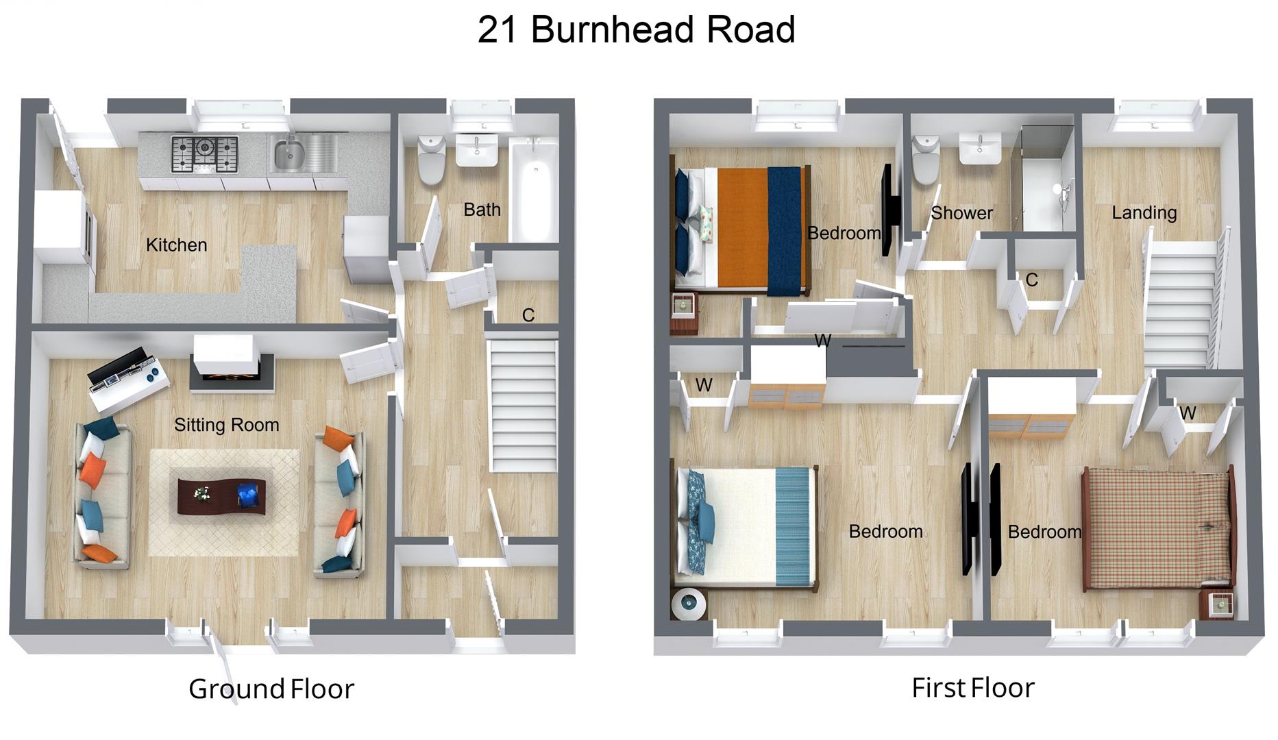 21, Burnhead Road, Hawick floorplan