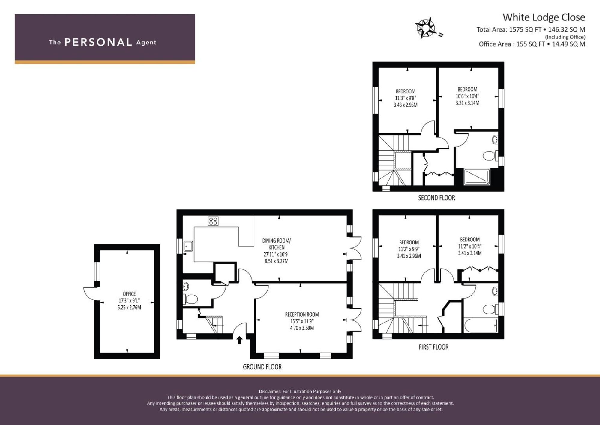 3 White Lodge Close, Tadworth floorplan