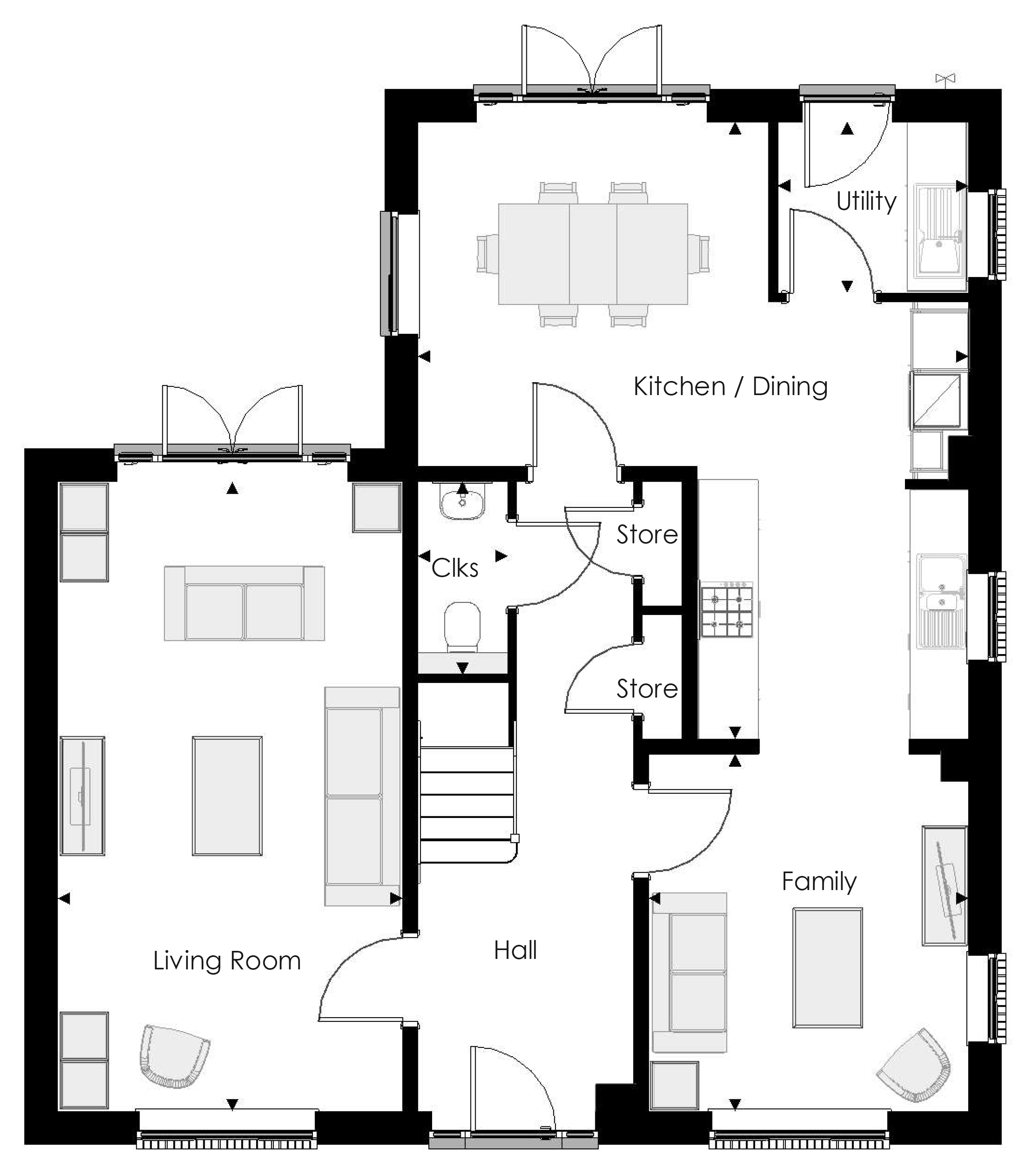 1006, Land At Northend, Creech St Michael floorplan