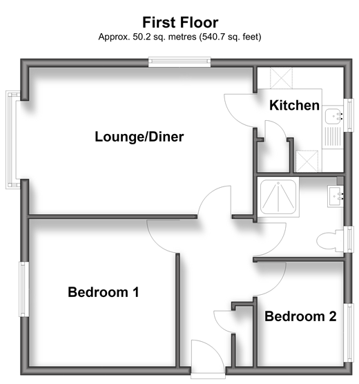 Guardian Court Rainham, Gillingham floorplan