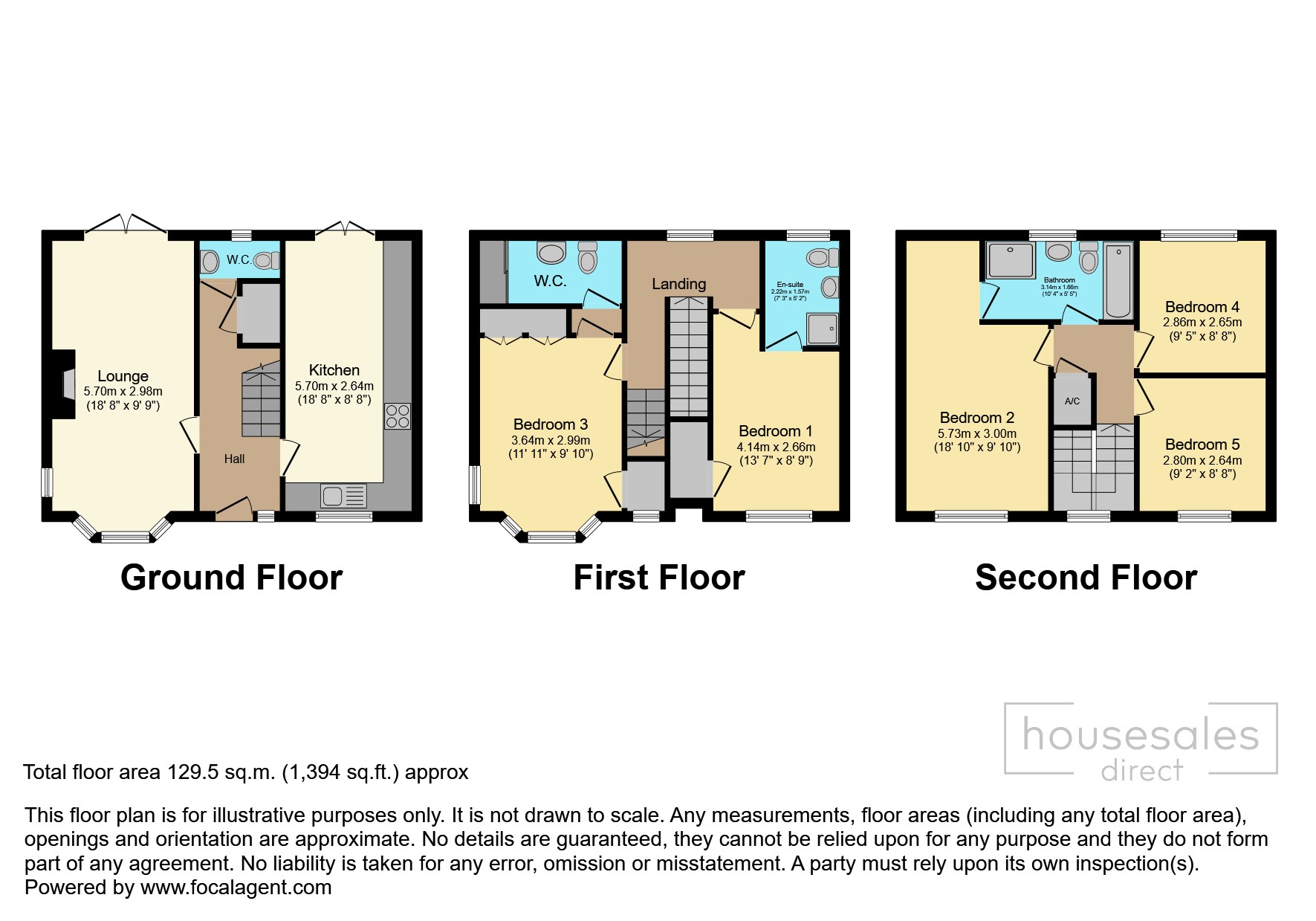 43, Tolkien Way, Telford floorplan