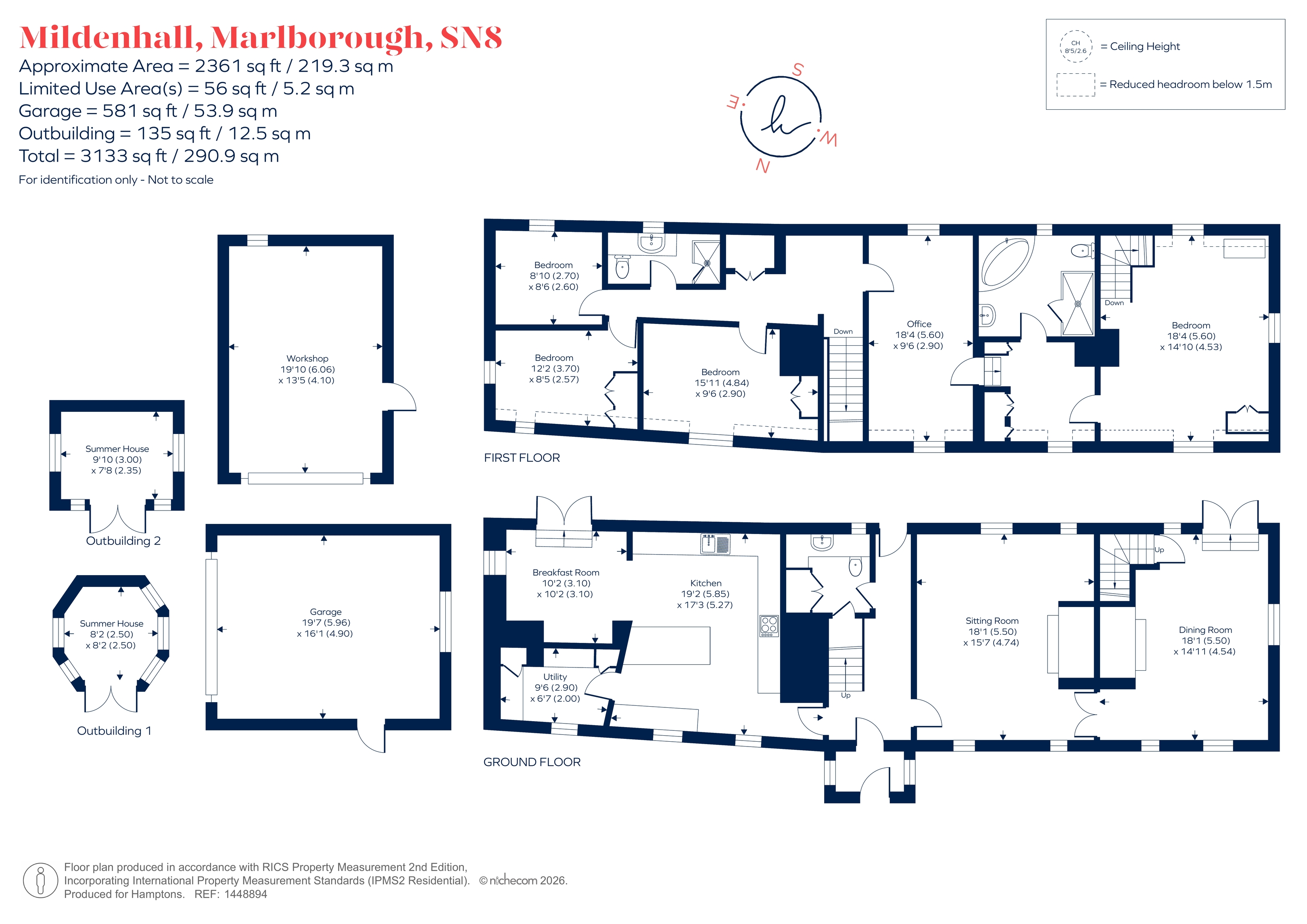 Weavers Cottage, Mildenhall, Marlborough floorplan