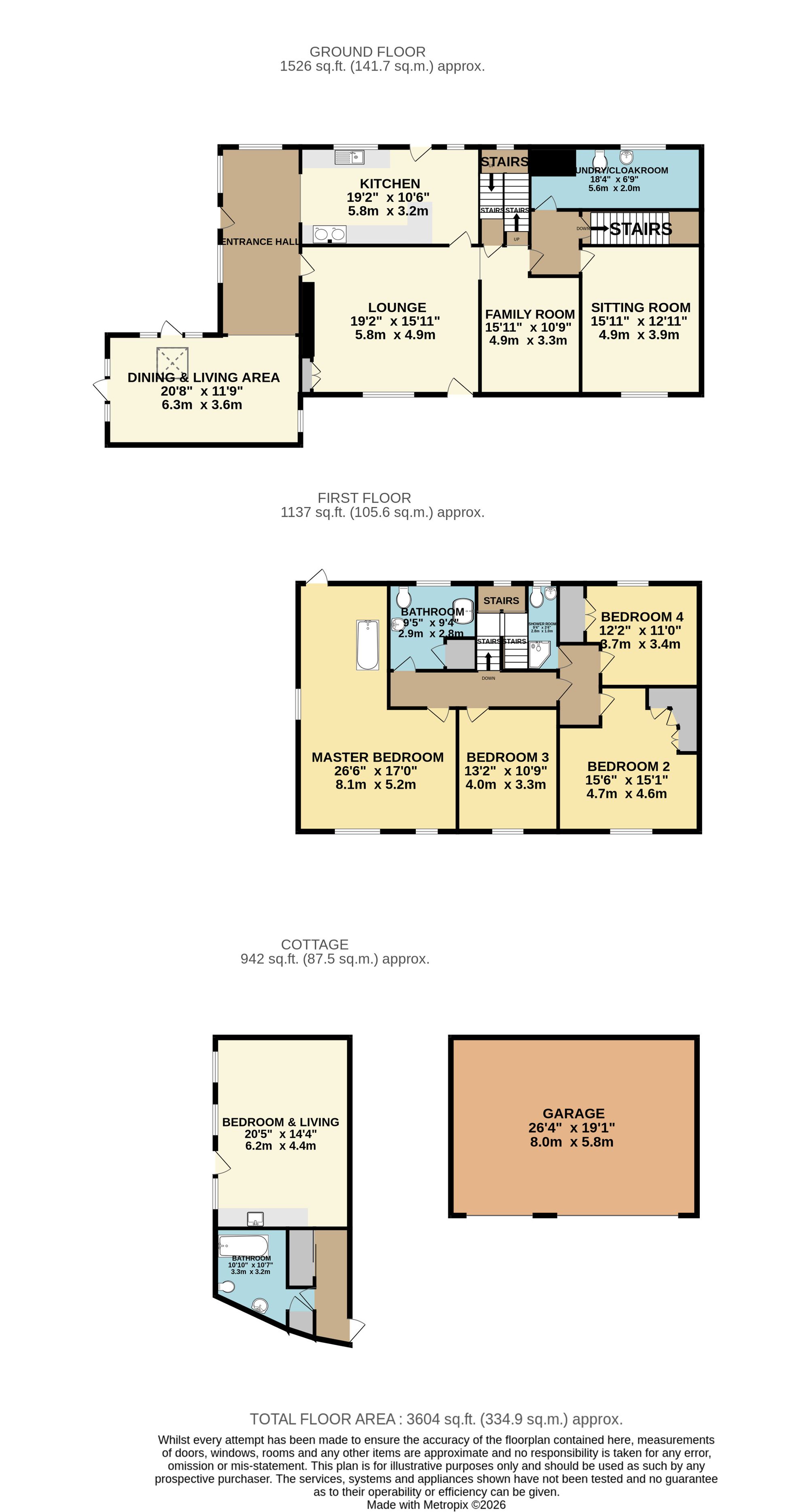 Plane Tree Farm Moor Road, Ilkley floorplan