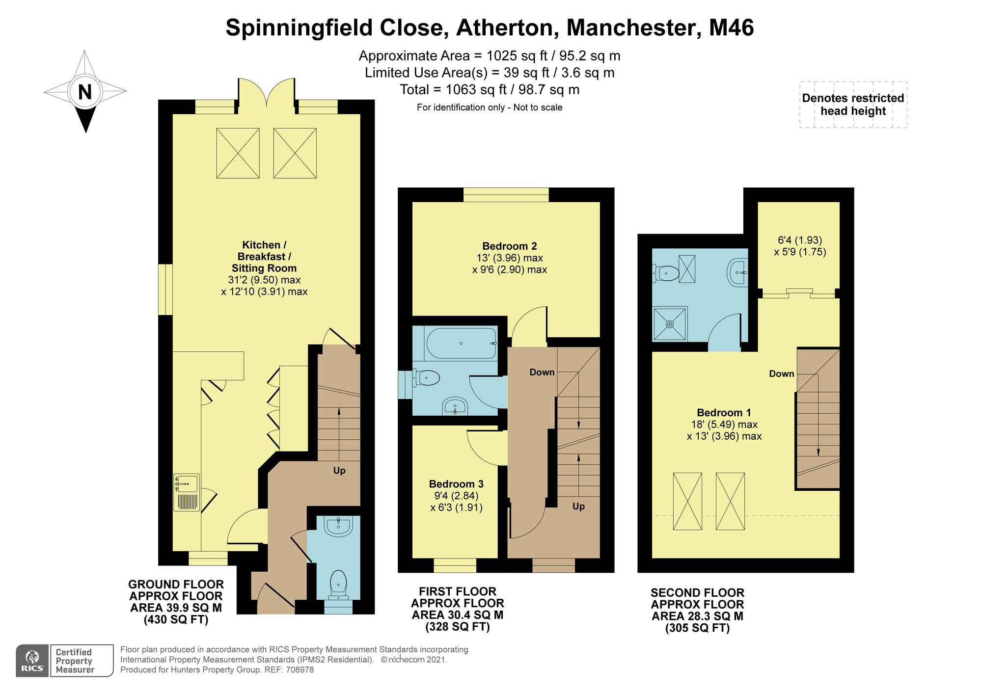 Free property report 20, Spinningfield Close, Atherton, Manchester, M46 ...