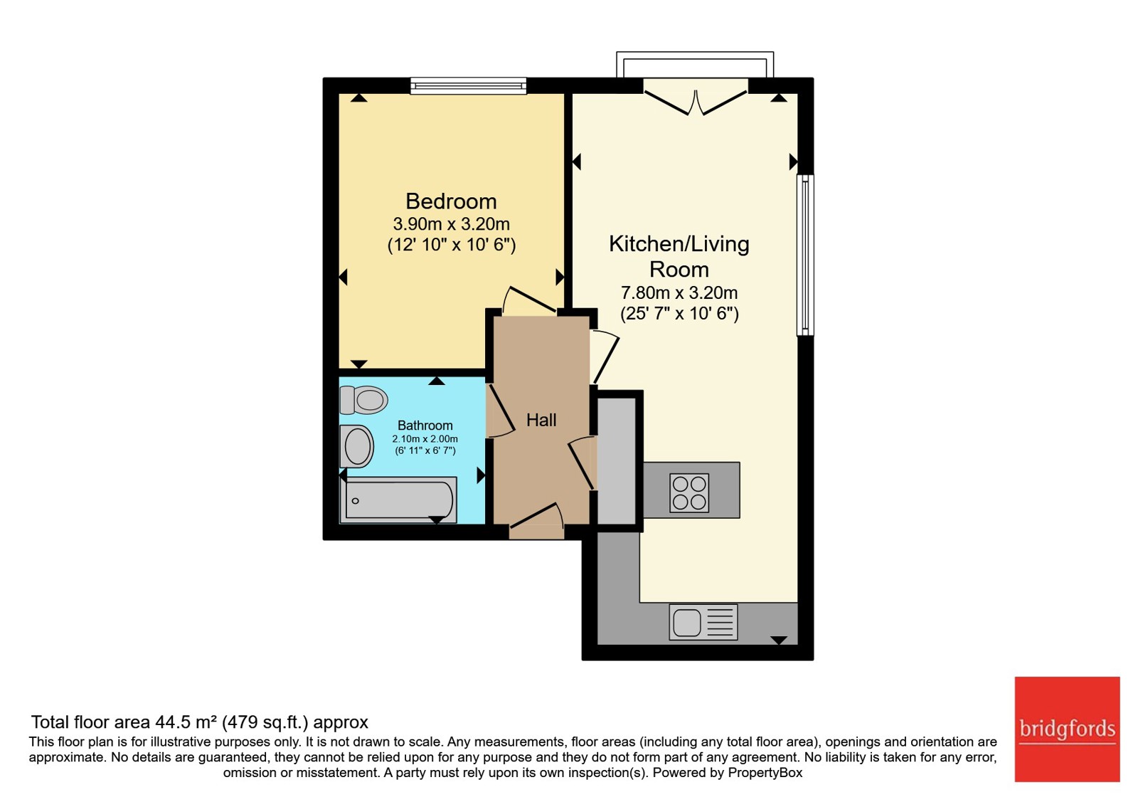Apartment 1, 28E,, Woodfield Road, Altrincham floorplan
