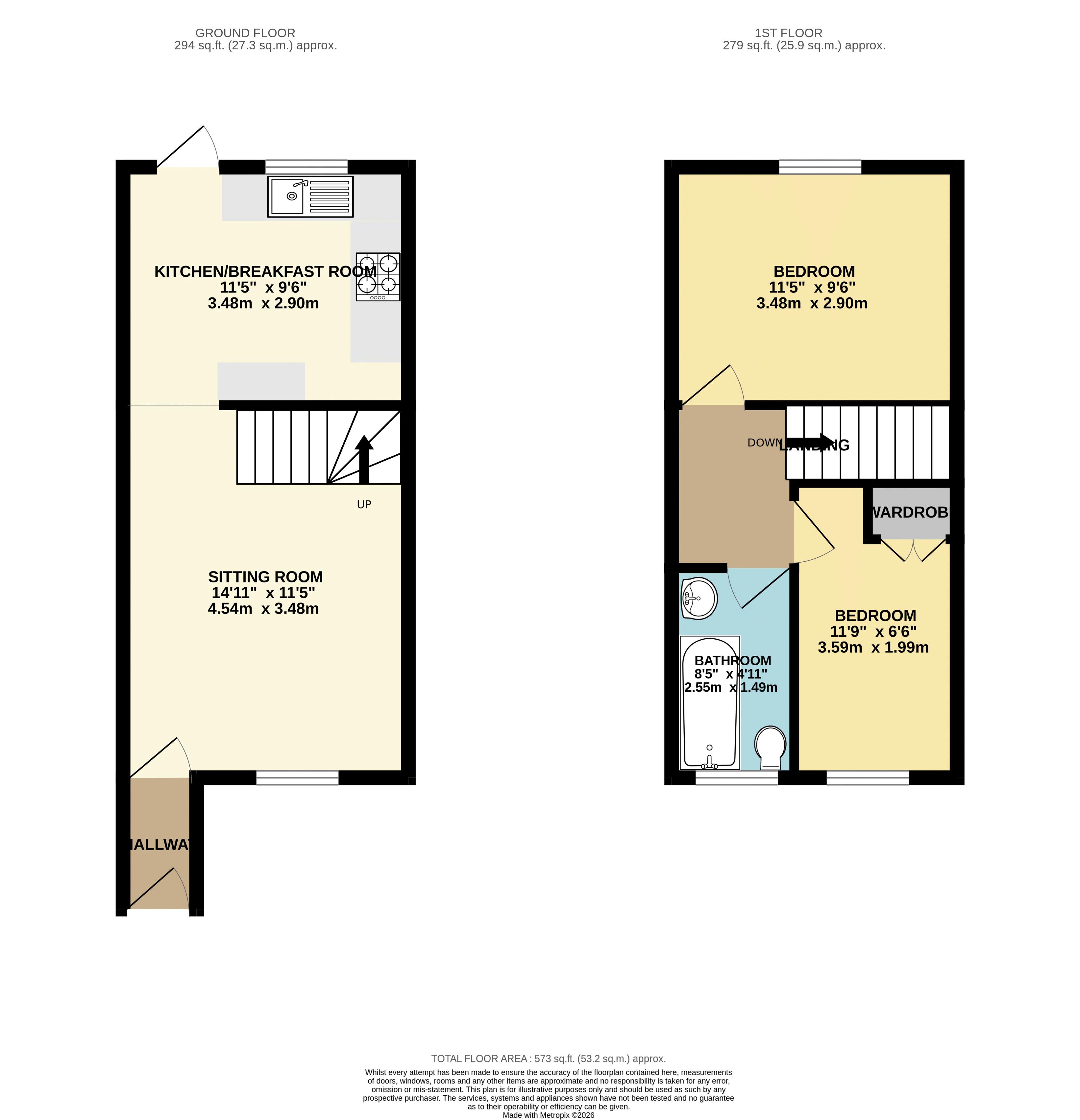 7, The Willows, Hereford floorplan
