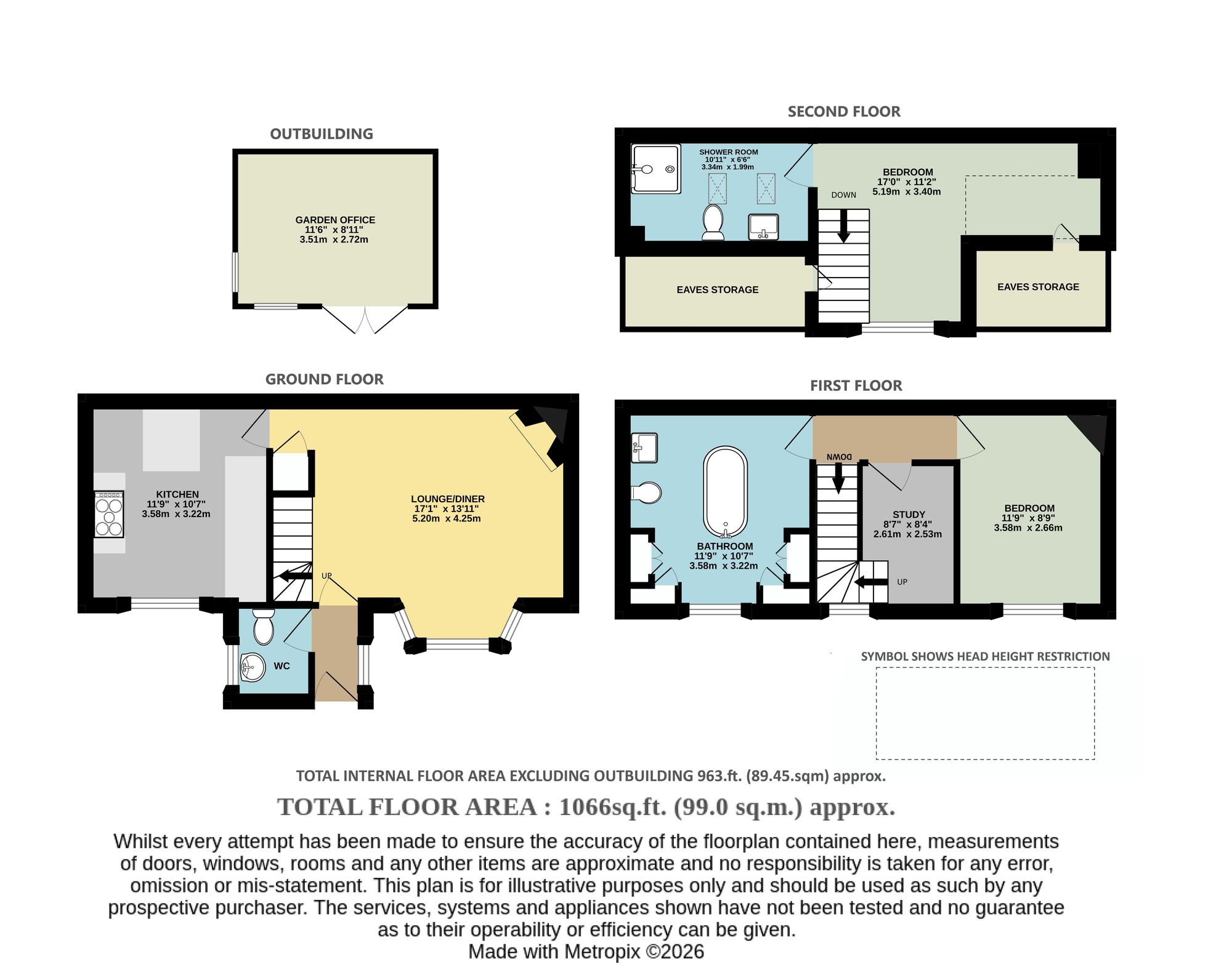2 Cuba Cottages Maidenhead Court Park, Maidenhead floorplan