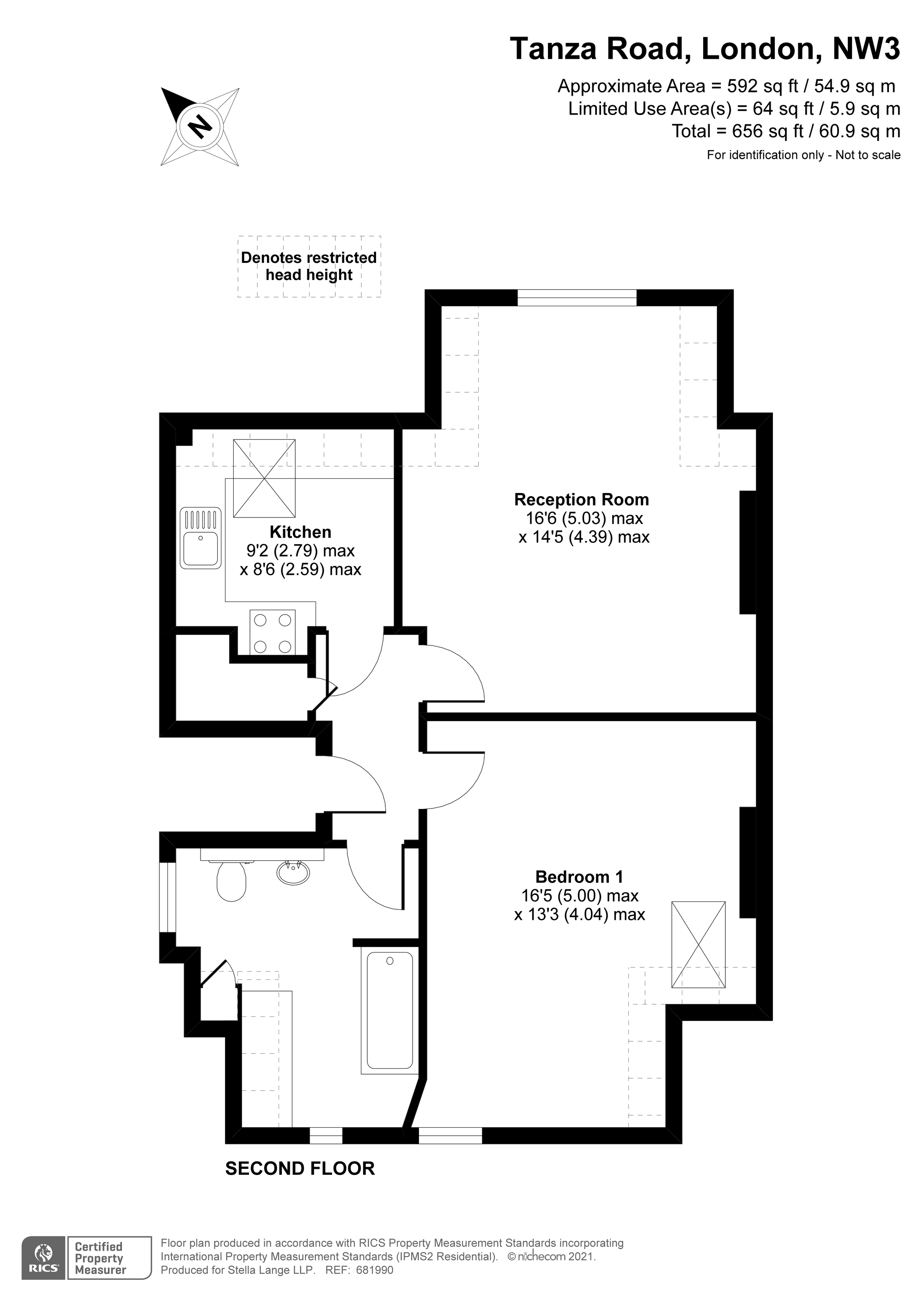 6C, Tanza Road, Hampstead floorplan