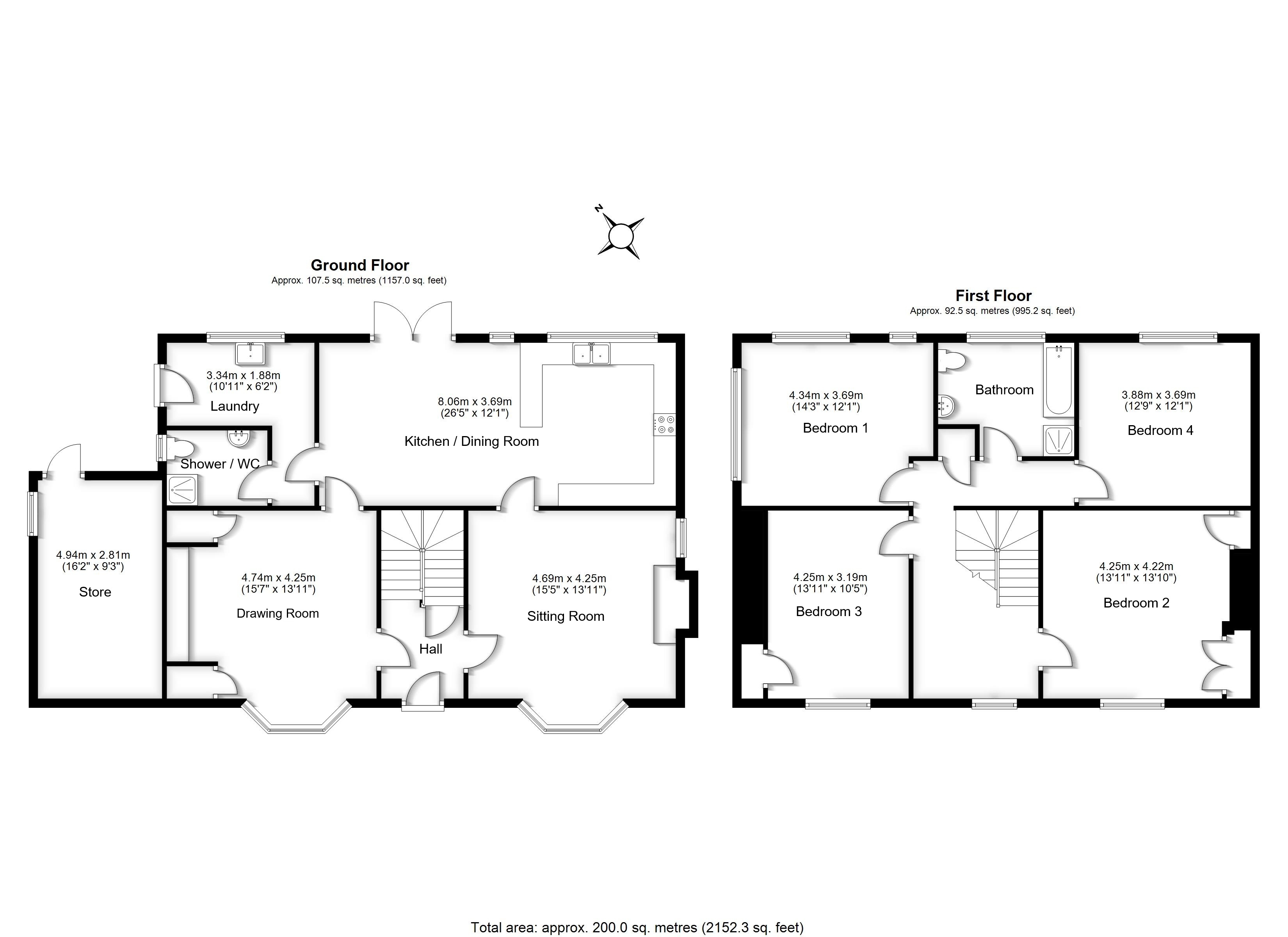 Sheepshearers,, Nup End, Old Knebworth floorplan