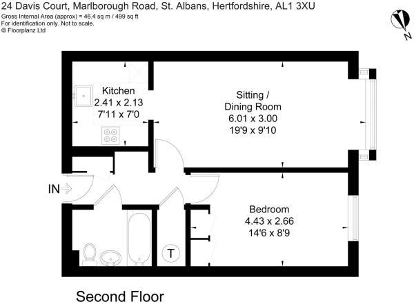 1 Bedrooms Flat for sale in Davis Court, Marlborough Road, St.Albans AL1