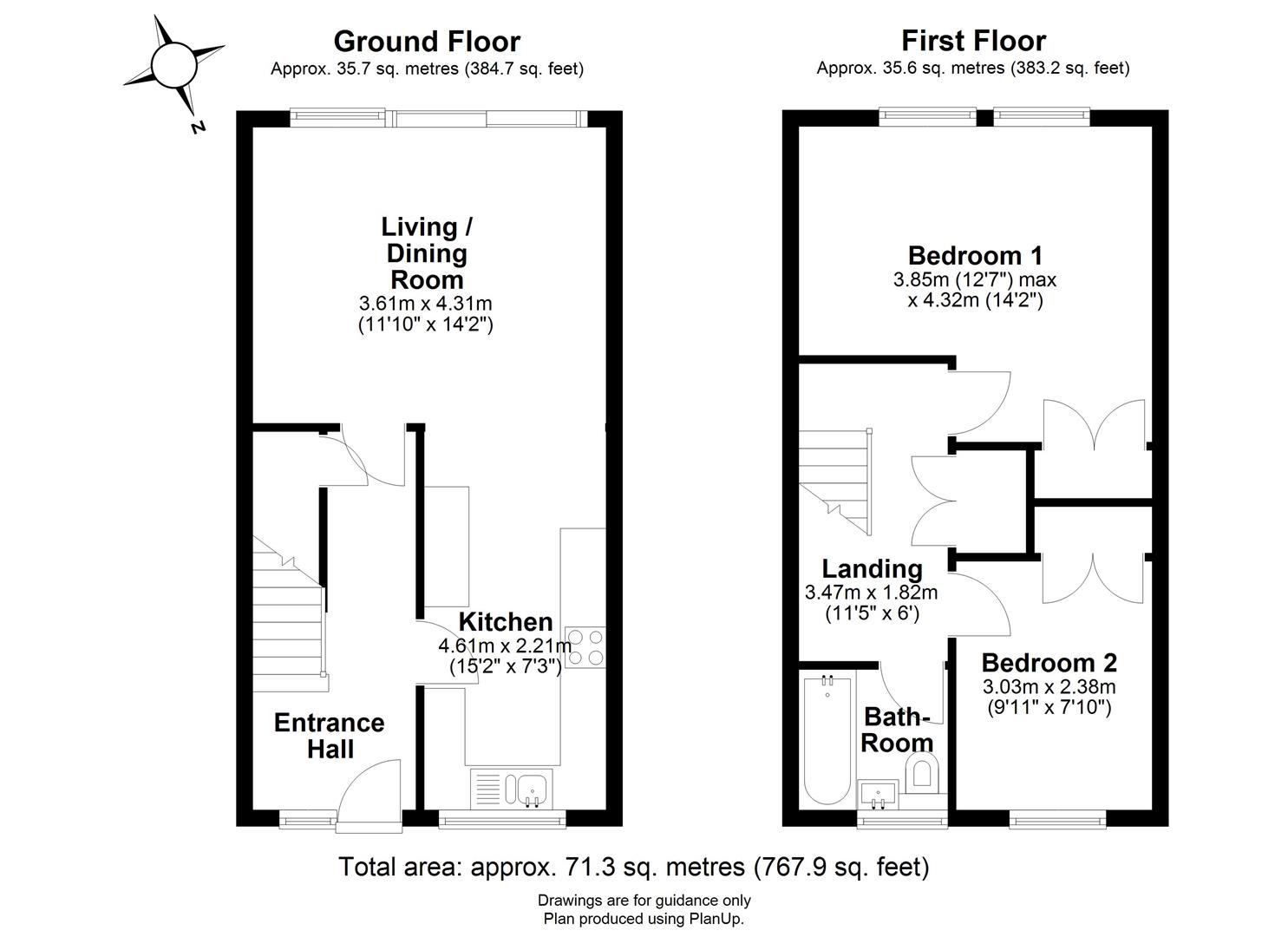13, Gainsborough Close, Cambridge floorplan