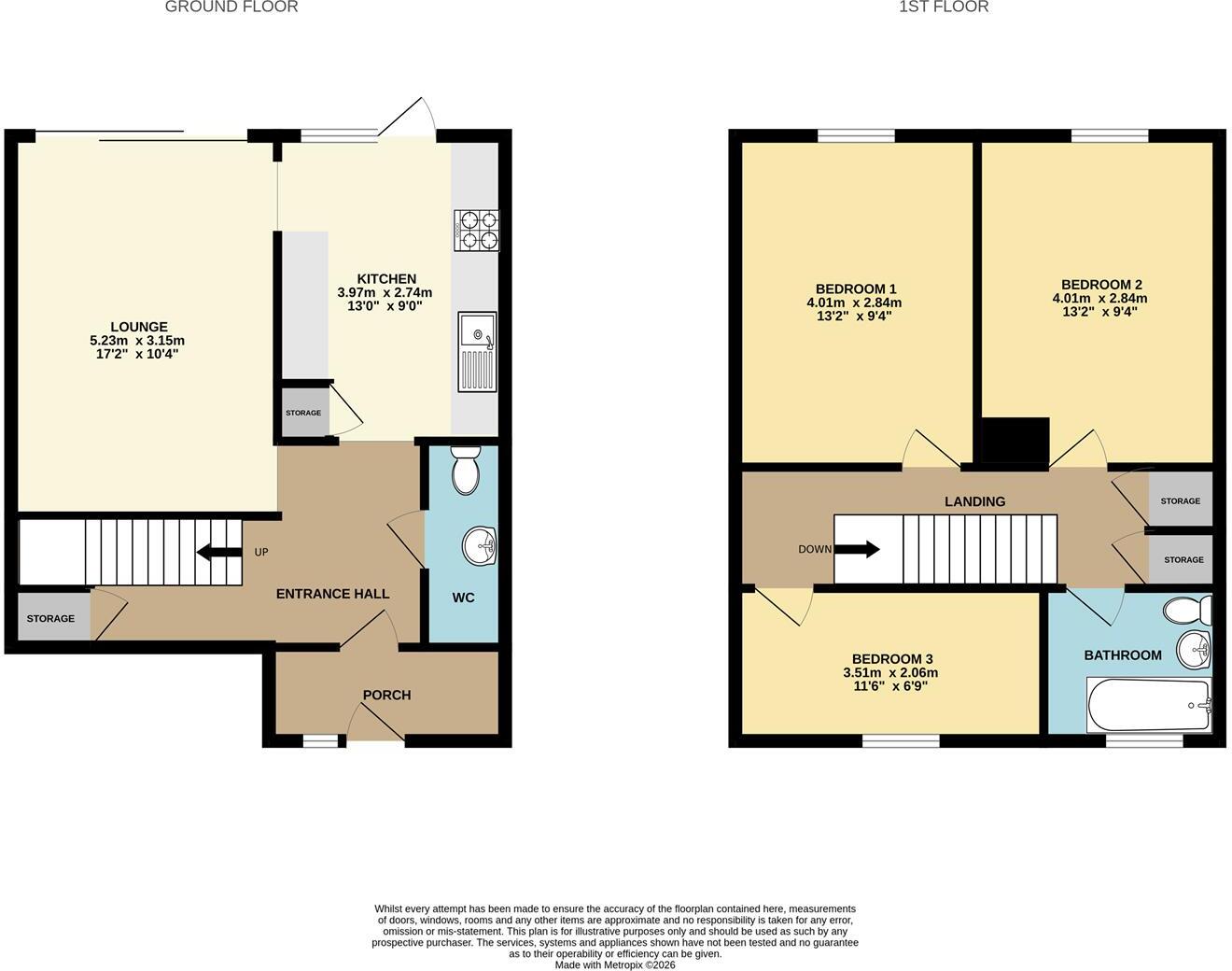 11, Fishers Close, Waltham Cross floorplan