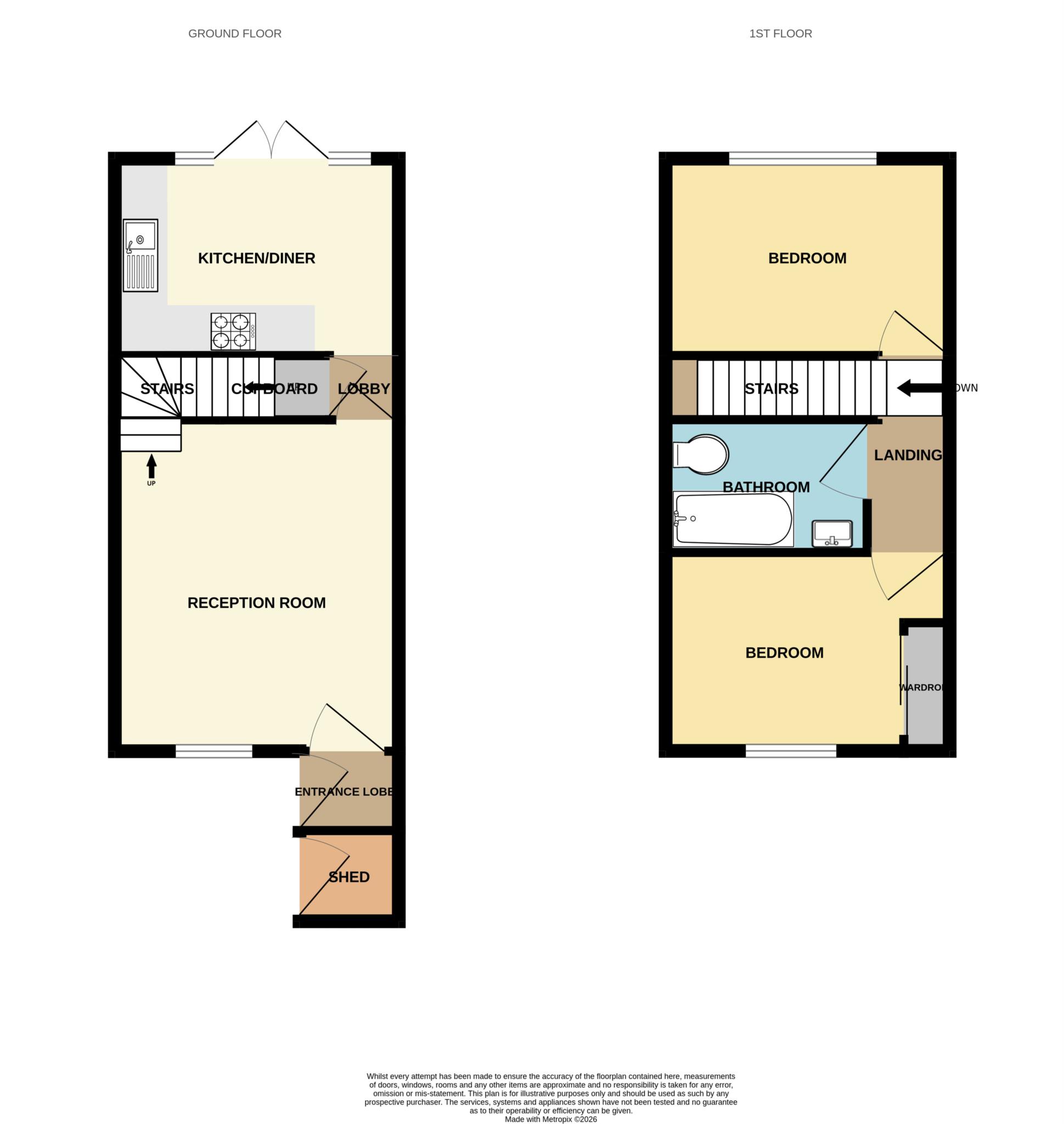 20, Radcliffe Road, Norwich floorplan