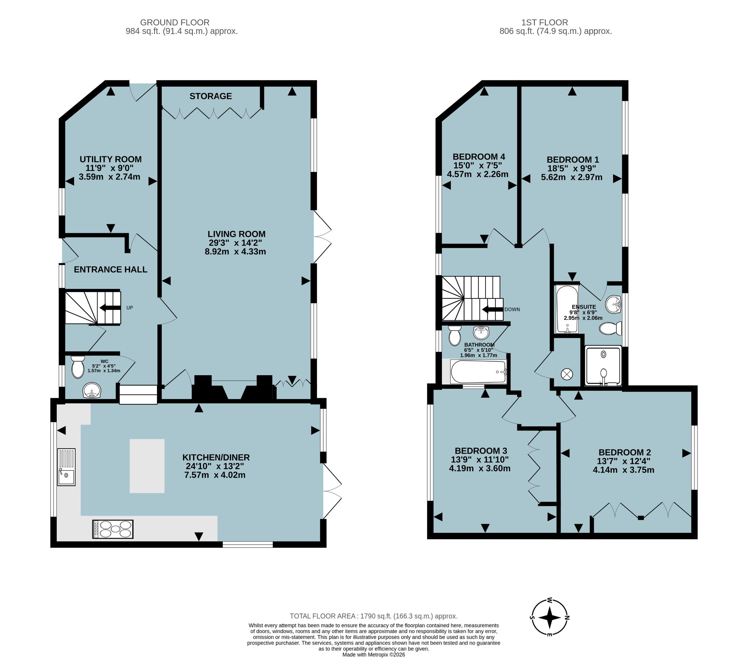 The Brambles, Dulverton floorplan