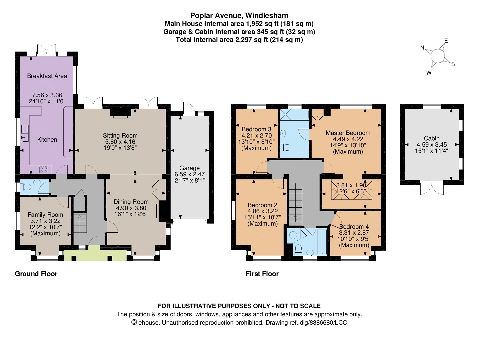 4 Bedrooms Detached house for sale in Poplar Avenue, Windlesham, Surrey GU20