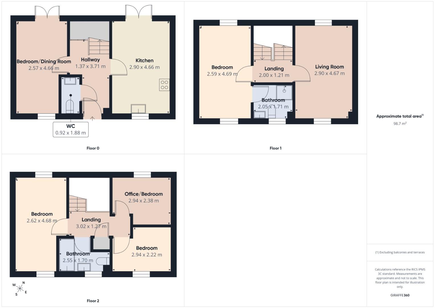 2, Millstream Close, Keighley floorplan