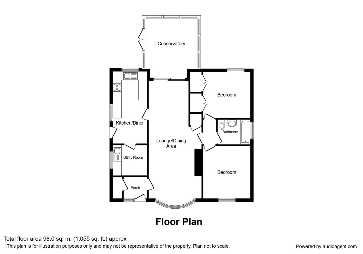 2 Bedrooms Bungalow for sale in Furlong Close, Alrewas, Burton-On-Trent DE13