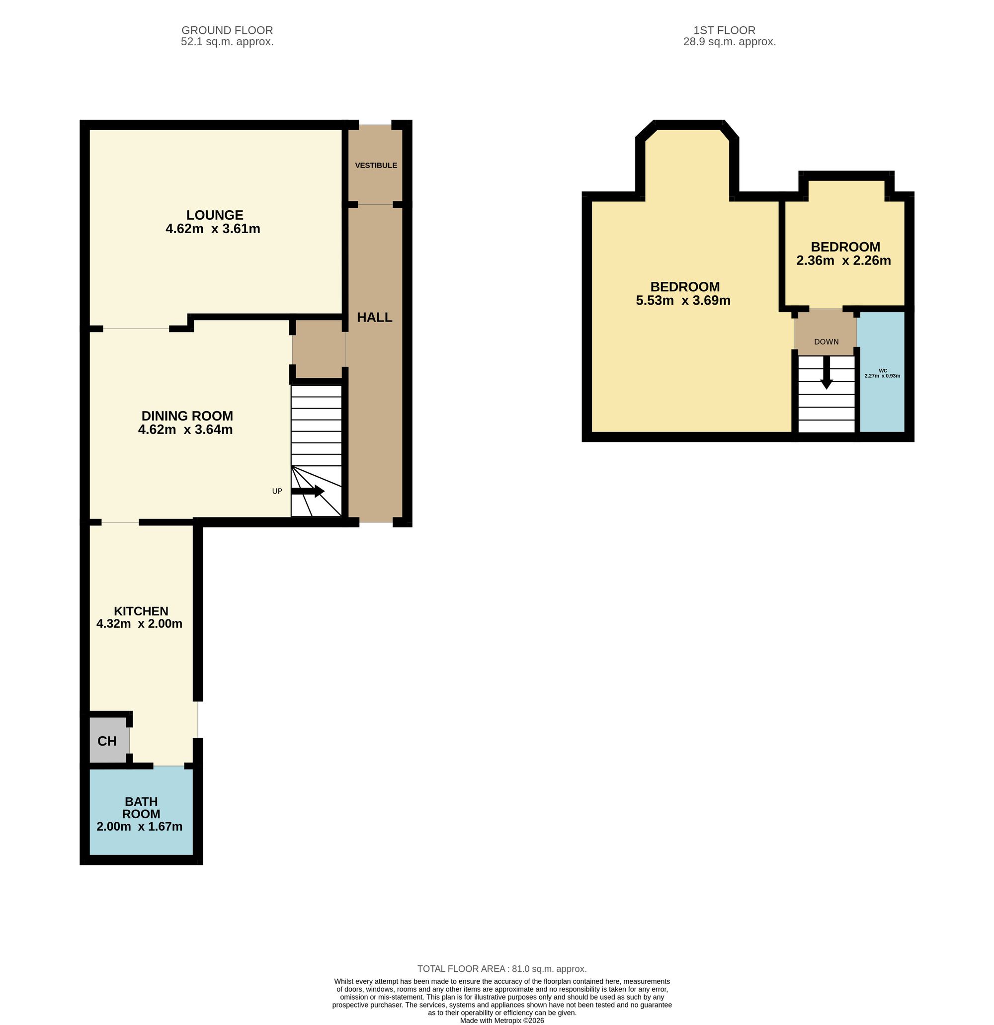 15, South Street, Arbroath, DD11 floorplan