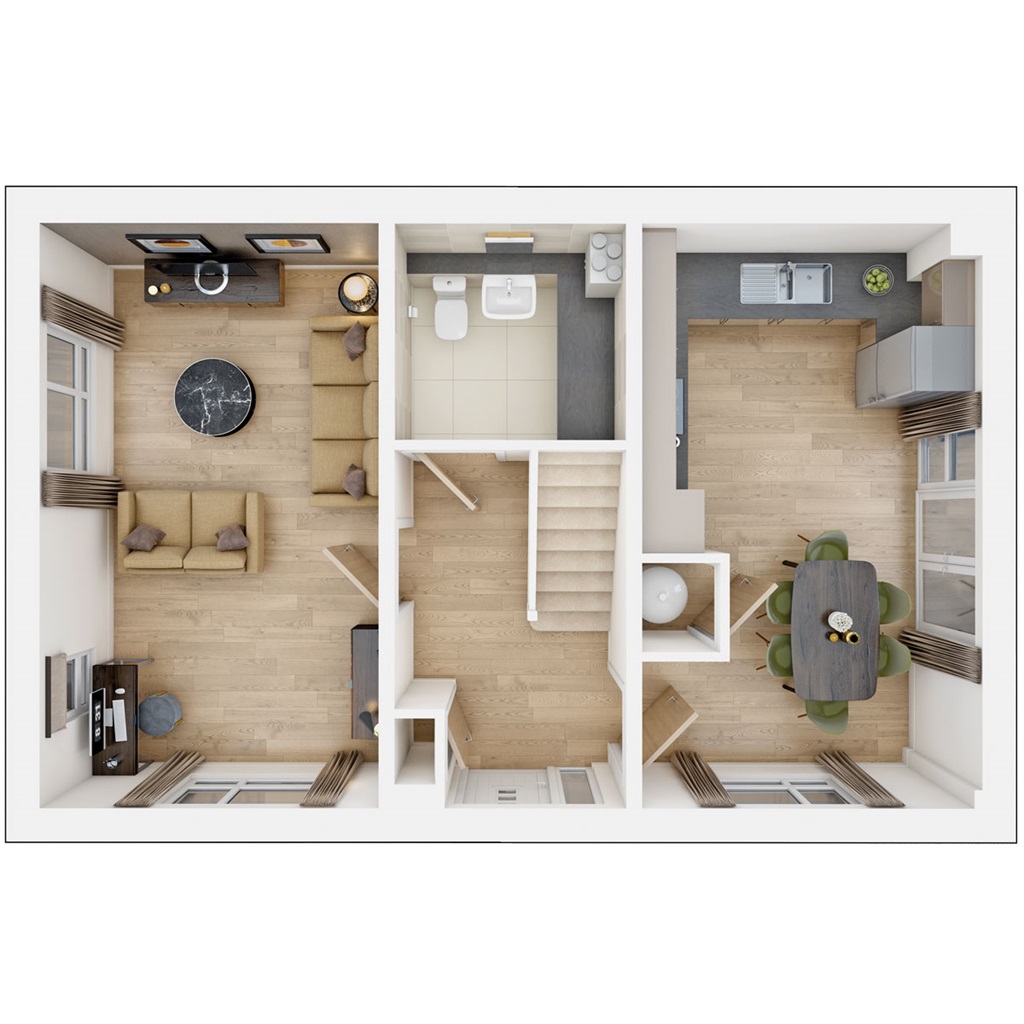 The Aynesdale - Plot 6, Minsmere Green, Minsmere Road, Keynsham floorplan