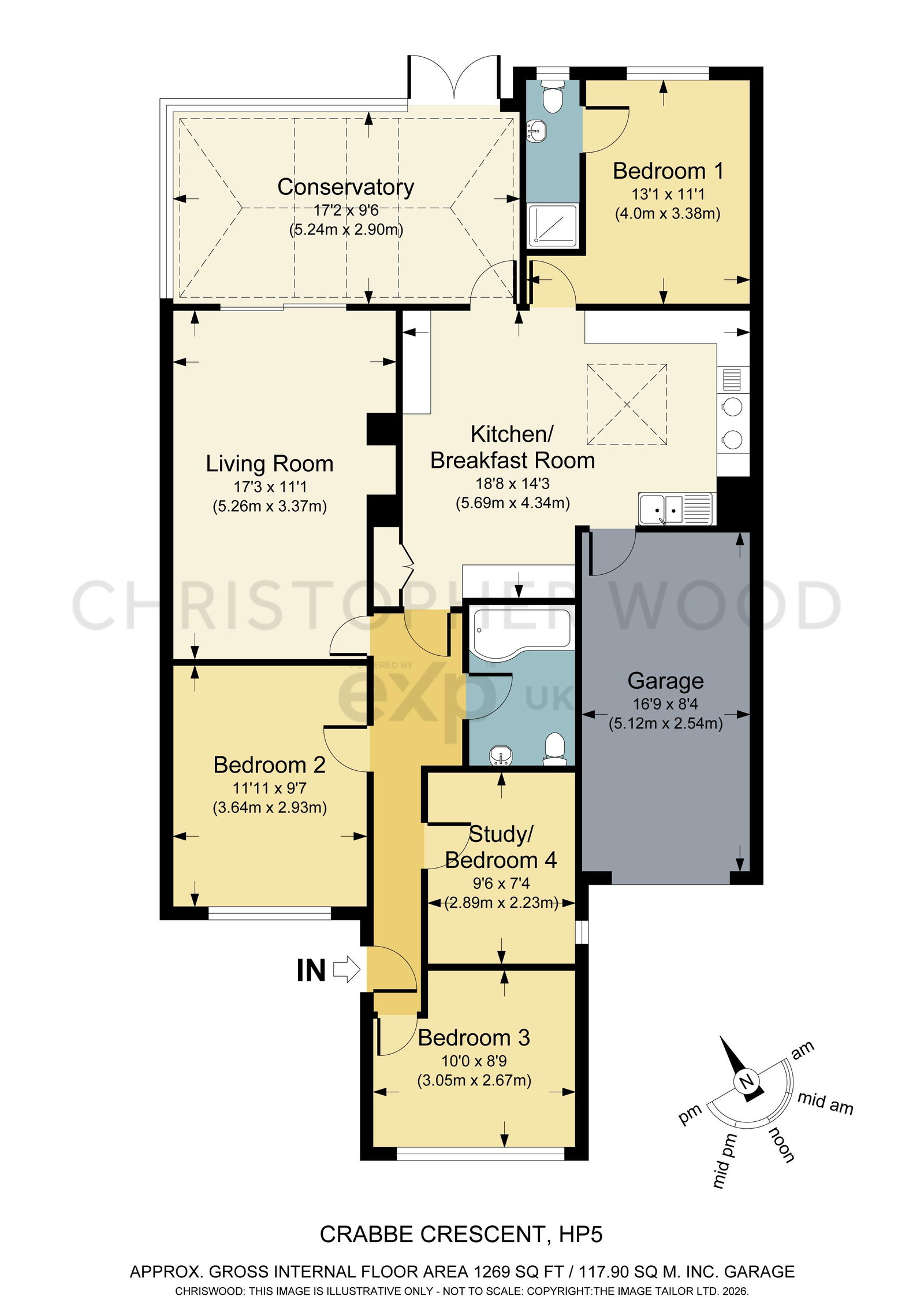 22, Crabbe Crescent, Chesham floorplan