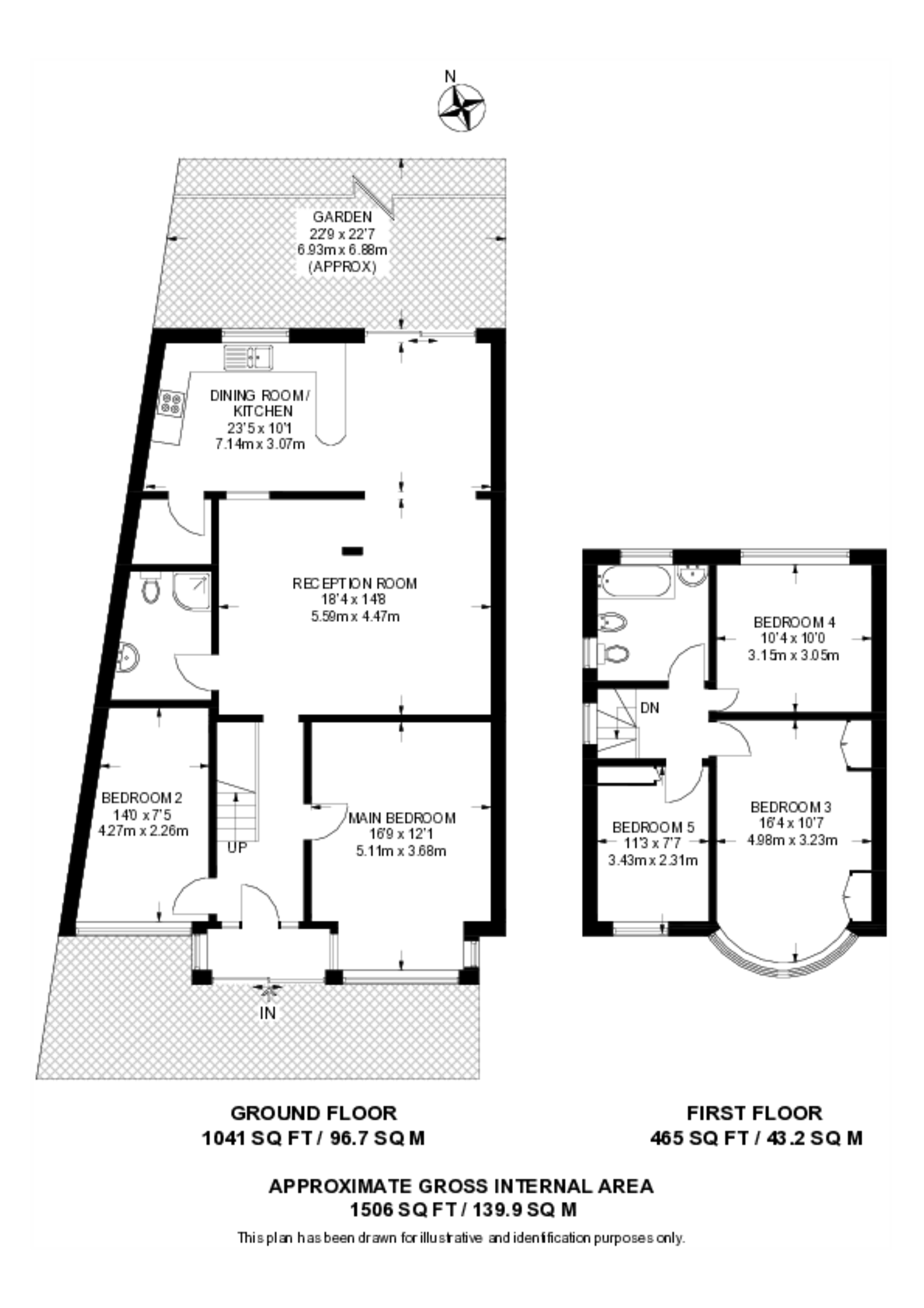 Links Road, Tooting floorplan
