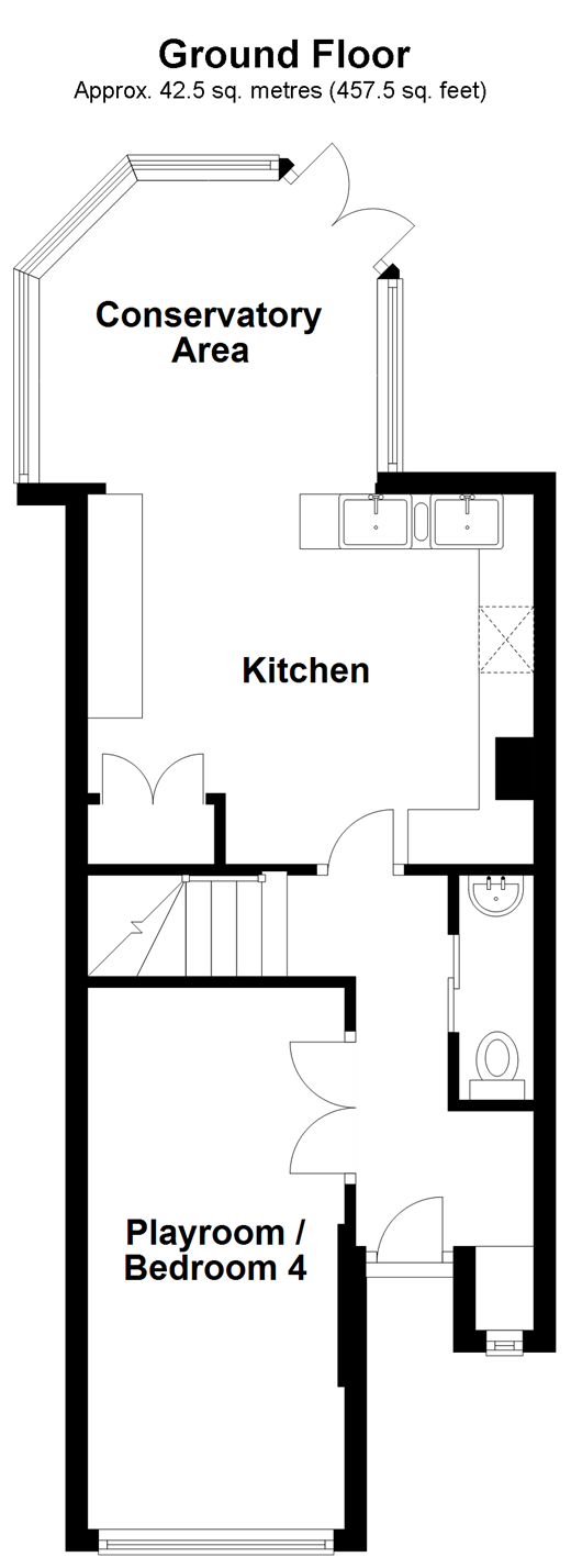 3 Bedrooms End terrace house for sale in Stanley Road, Sutton, Surrey SM2