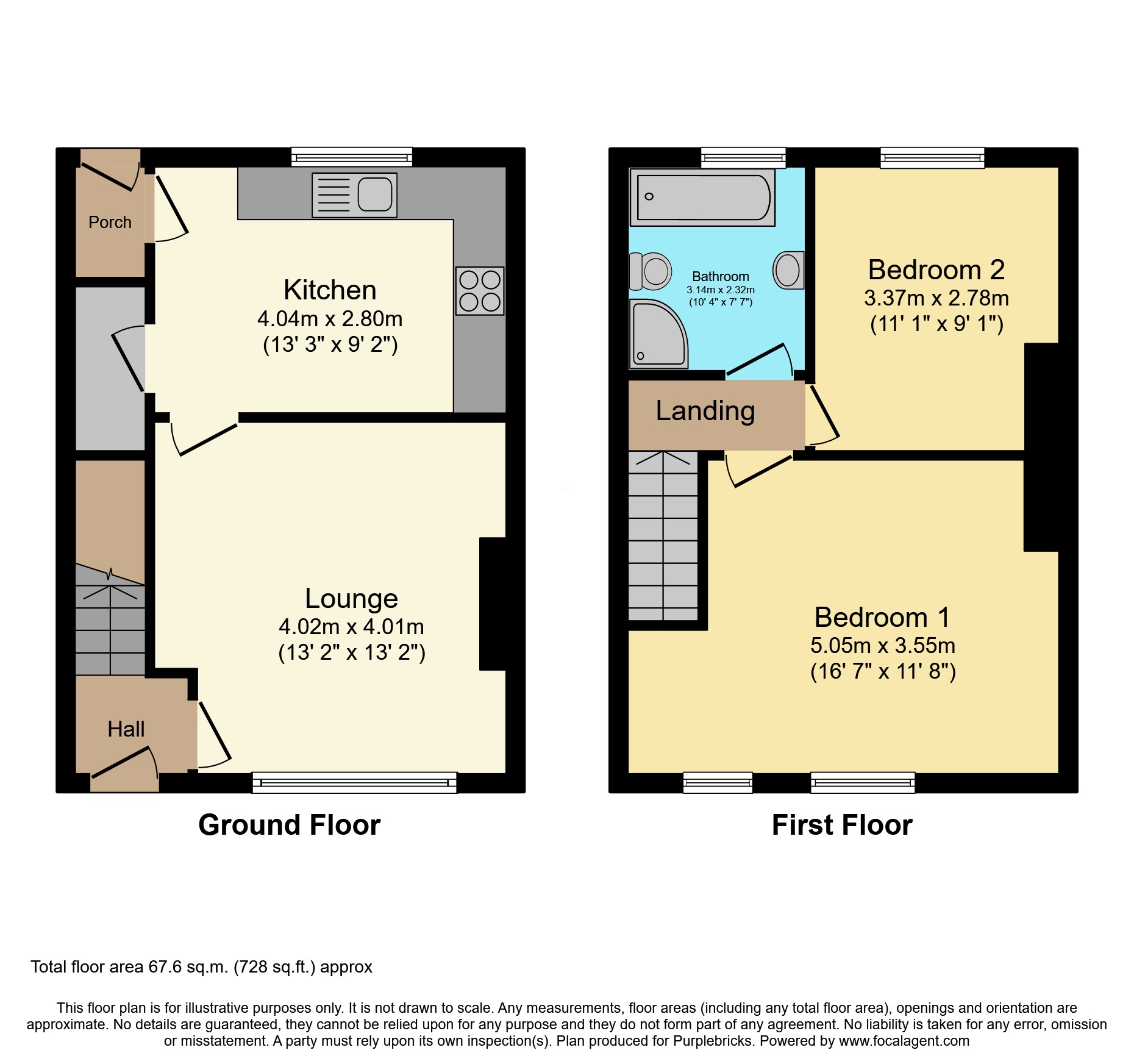 34, Kimberley Street, Stoke-on-Trent floorplan