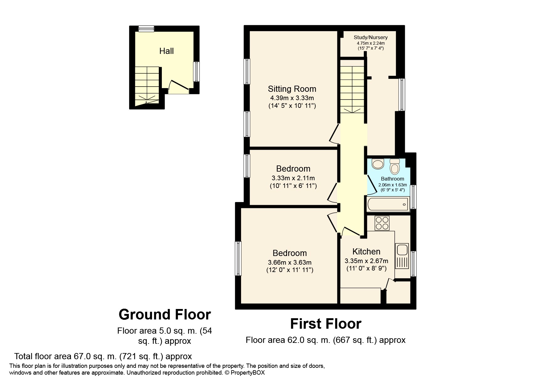 2 Bedrooms Maisonette for sale in Tilletts Lane, Warnham, Horsham RH12