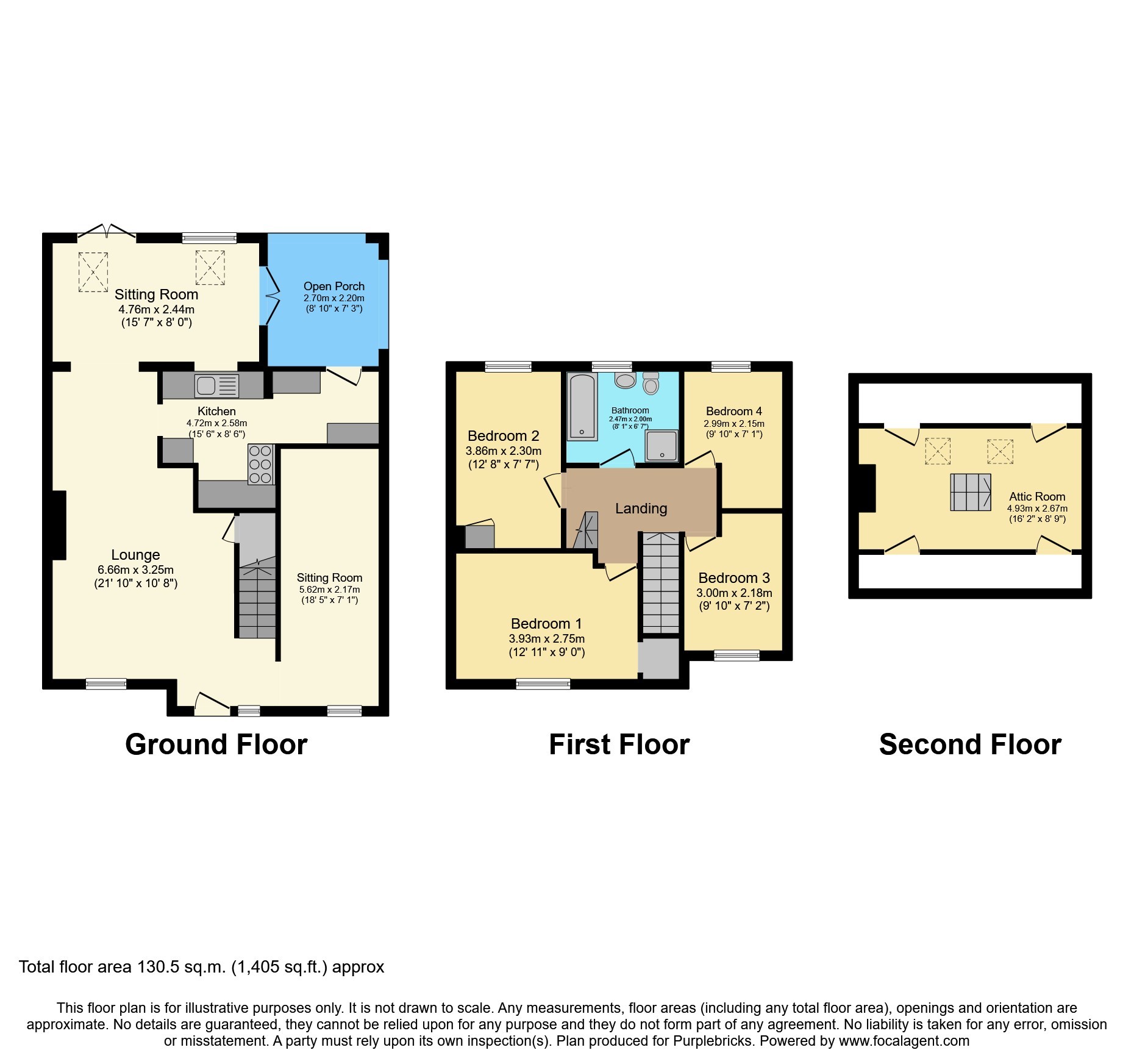 27, Wordsworth Way, Measham floorplan