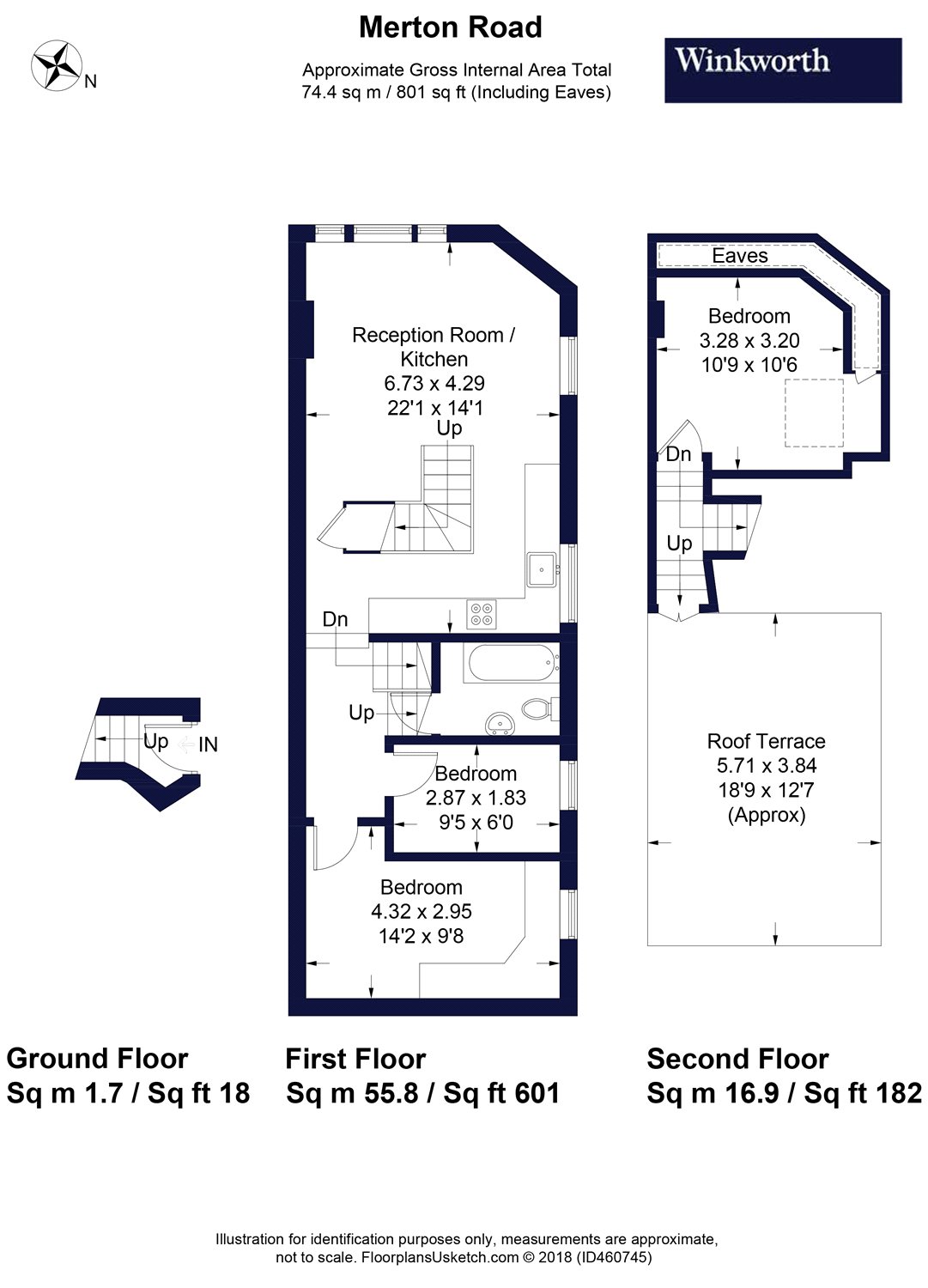 227A, Merton Road, London floorplan