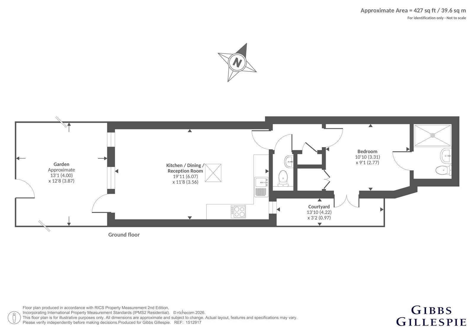 2A,, Balfour Road, London floorplan