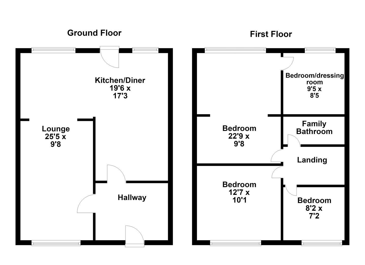 96, Hastings Avenue, Margate floorplan