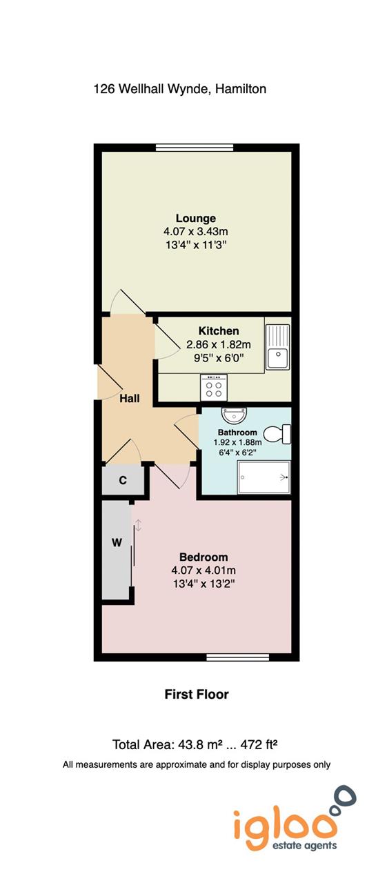126, West Wellhall Wynd, Hamilton floorplan