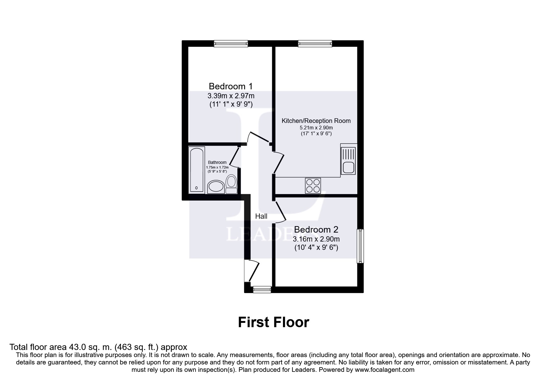Flat 1, 4a, High Street, High Street floorplan
