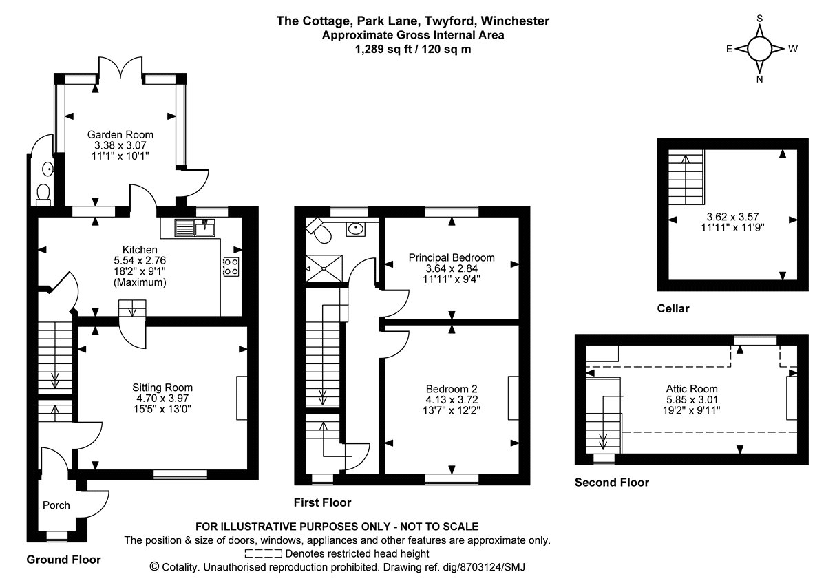 The Cottage,, Park Lane, Winchester floorplan