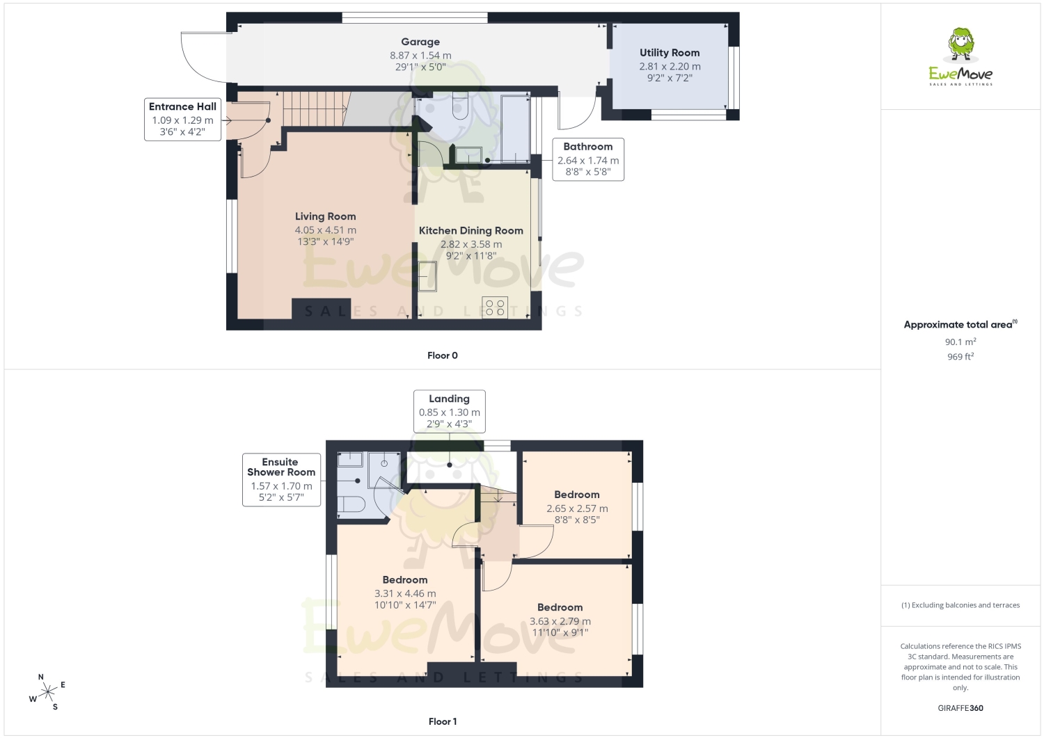 53, CEDAR ROAD, ROCHESTER floorplan