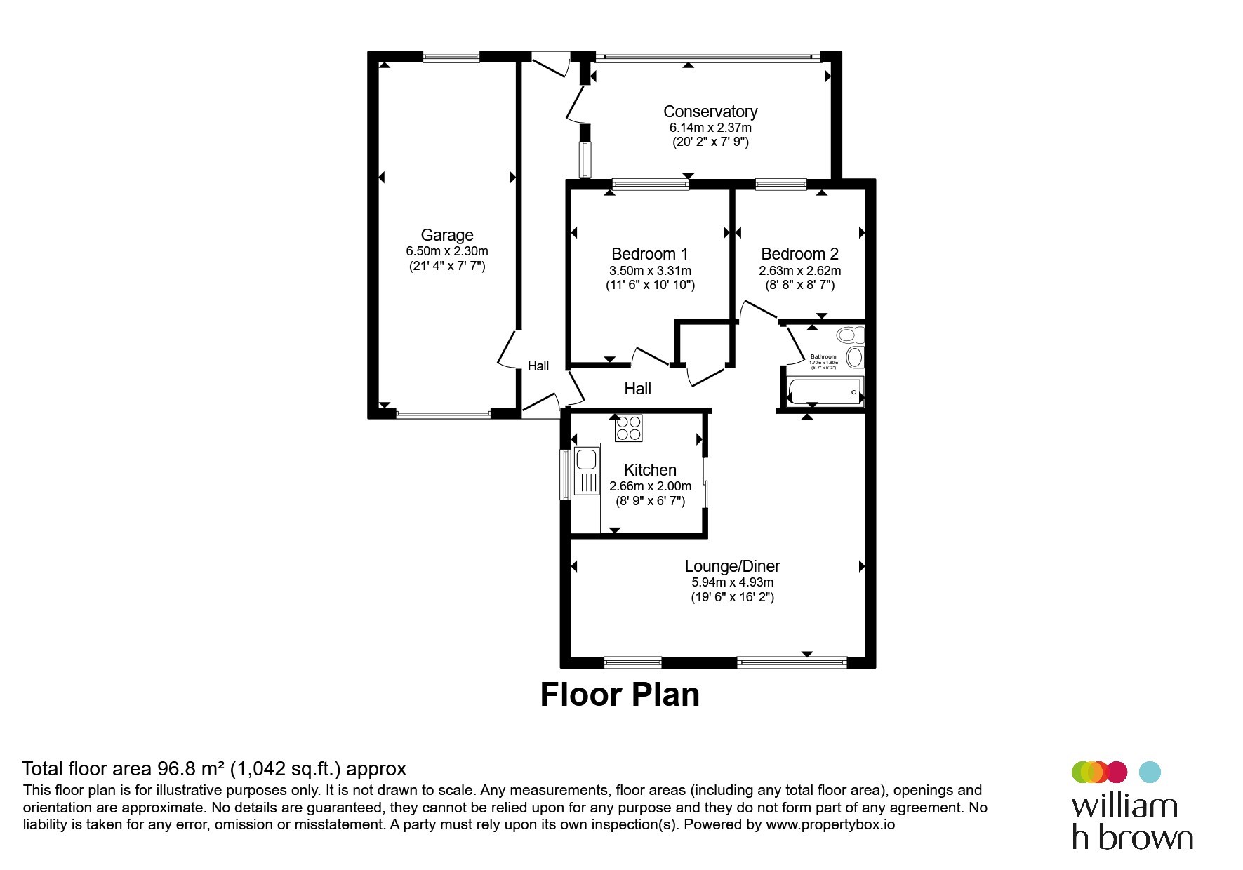 56, Wroxall Drive, Grantham floorplan