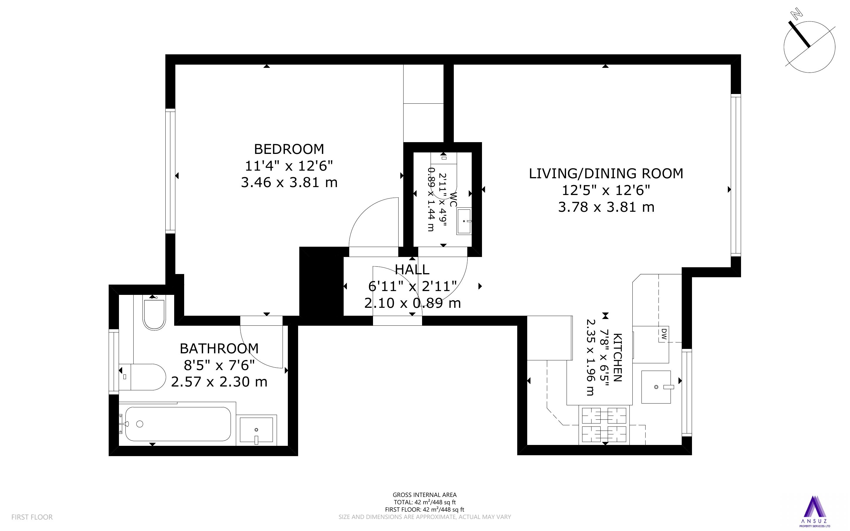 Park Road, London NW4 floorplan