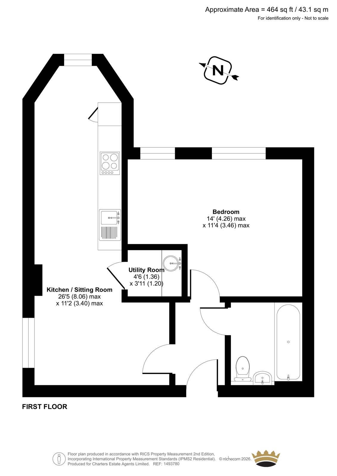 9, Palmerston House 111-113,, Fleet Road, Hampshire floorplan