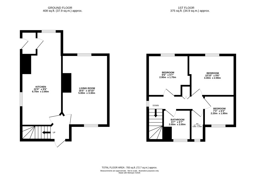 54 Saddlebow Road, King's Lynn floorplan