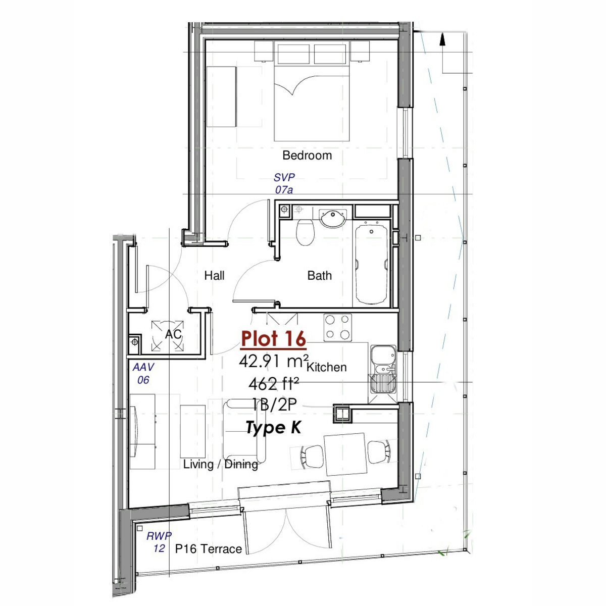 Flat 16, Chalkwell Heights, London Road, Westcliff-on-Sea floorplan
