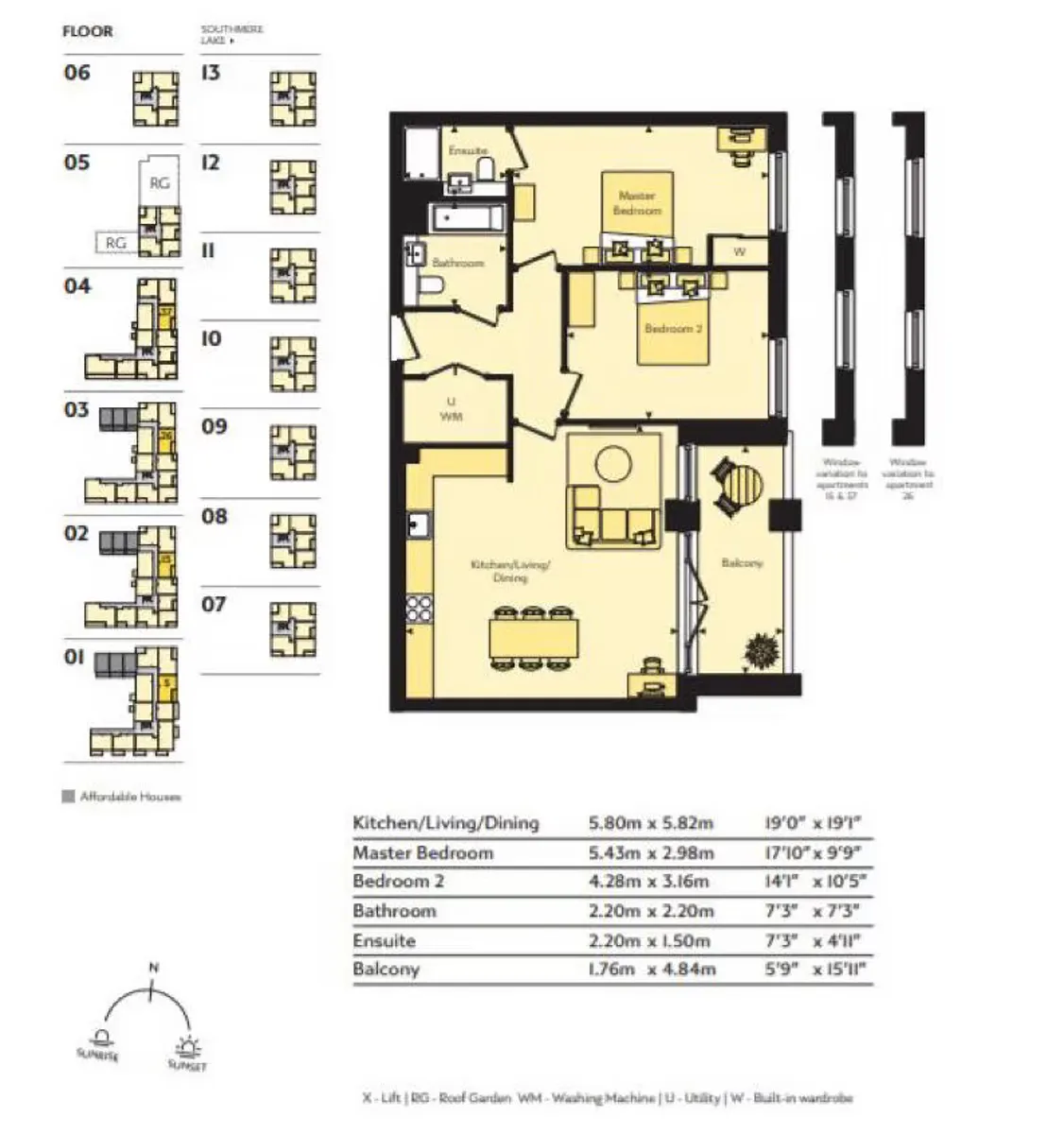 15 Starling Court, 1 Nest Way, London floorplan