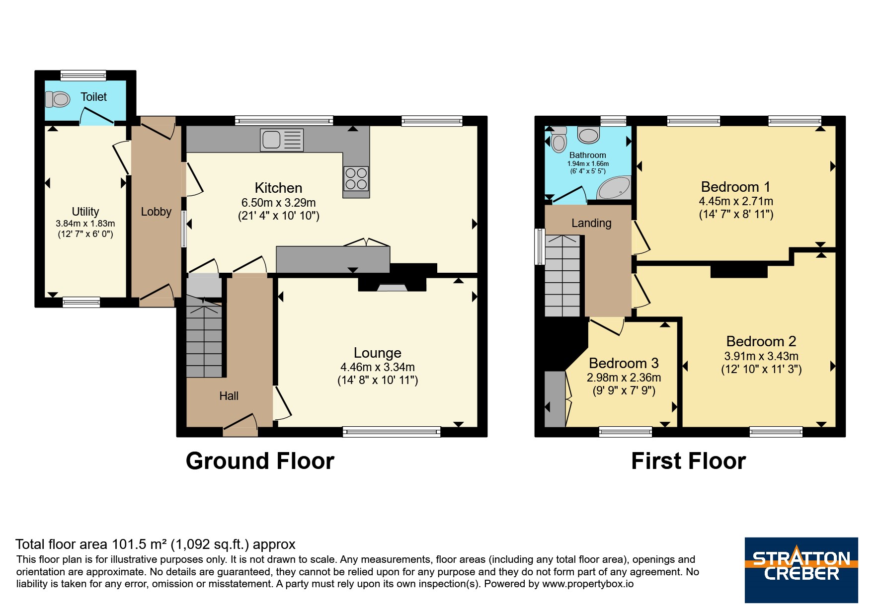 27, Trevithick Estate, Padstow floorplan